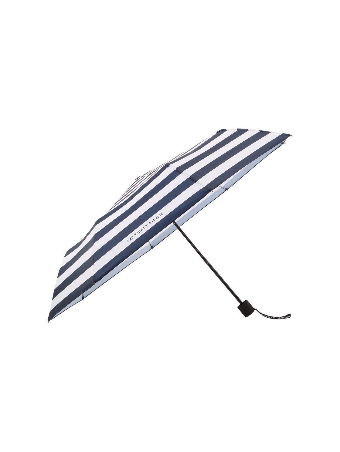 TOM TAILOR Taschenregenschirm Gestreifter Basic Regenschirm