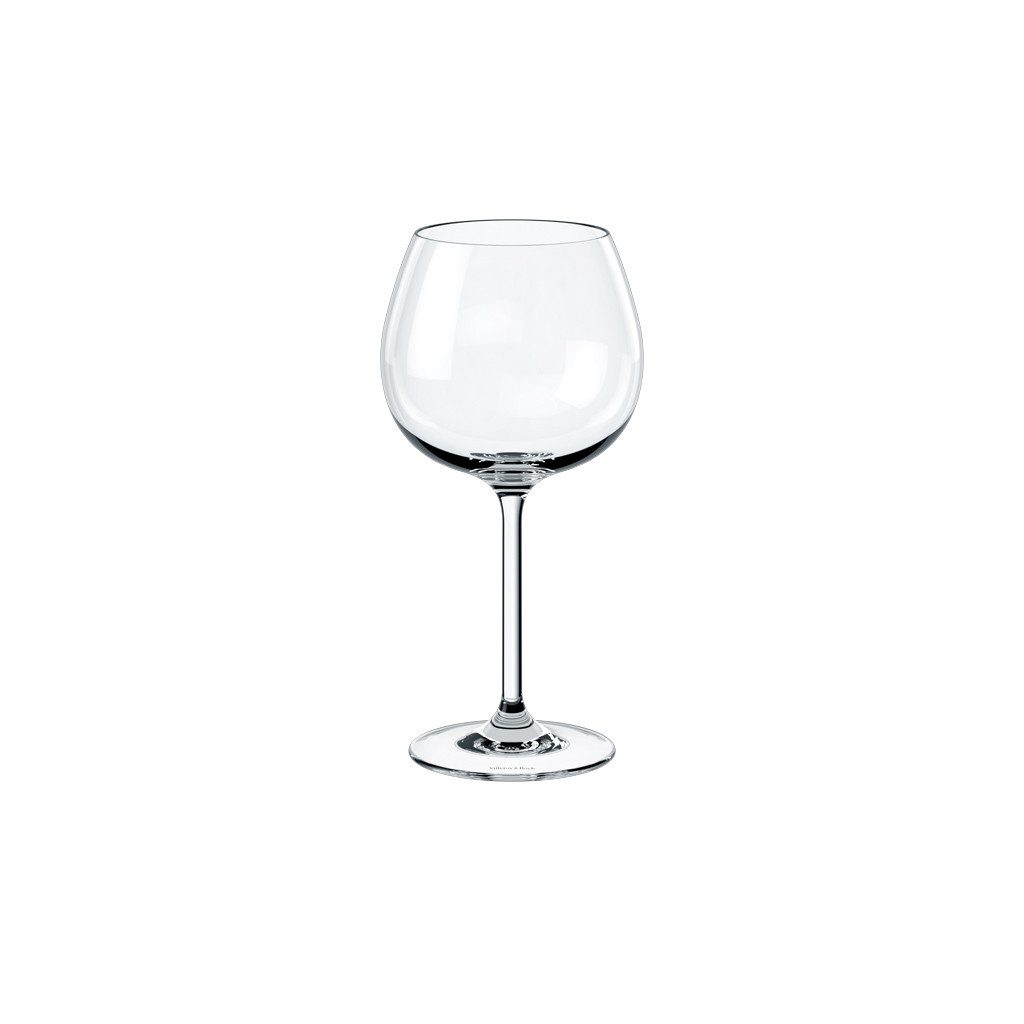 Villeroy & Boch Rotweinglas Purismo Wine Rotweinglas, Set 4tlg. 208mm, 4-tlg., Glas, Kristallglas, 4 Stck, spülmaschinenfest