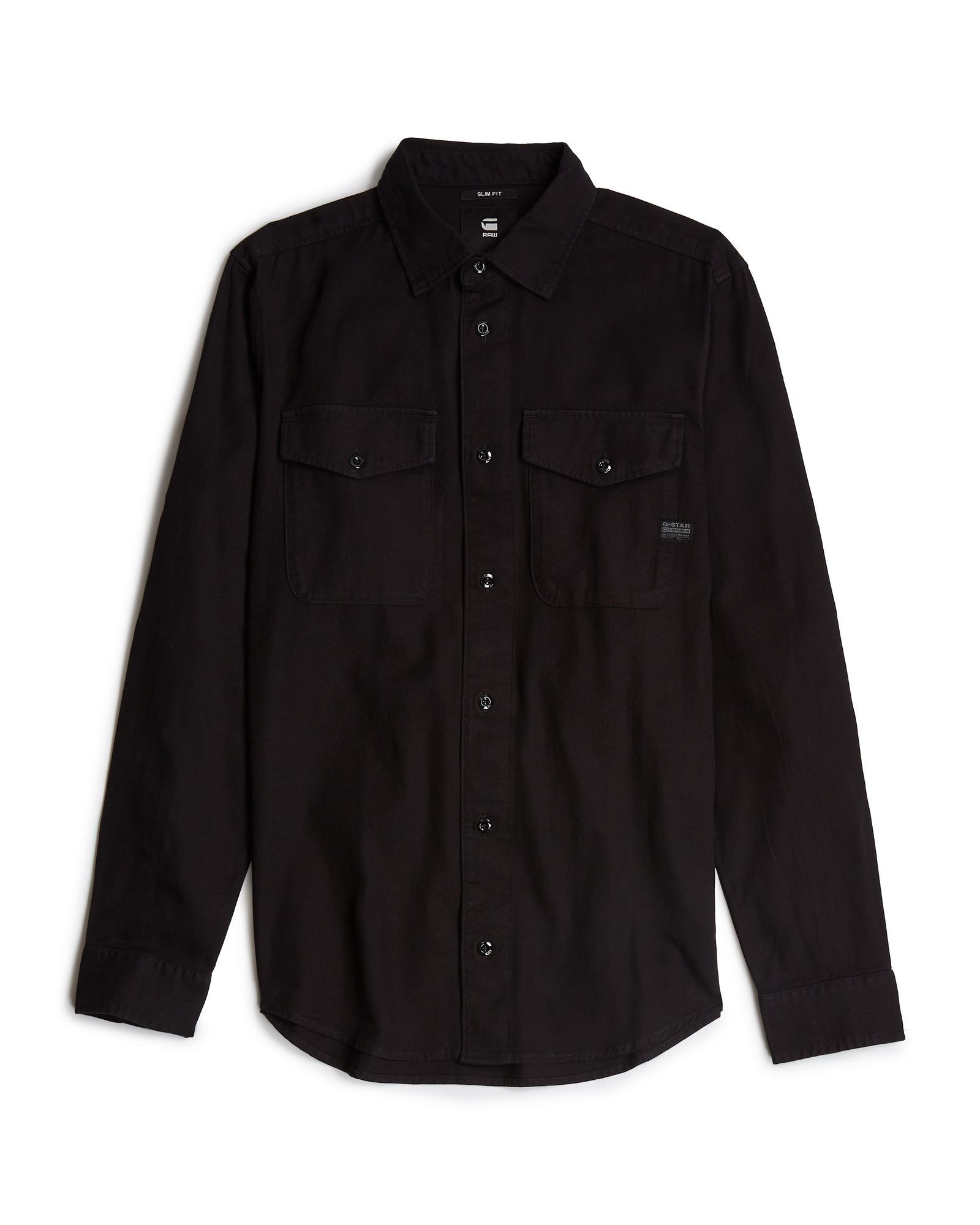 Langarmshirt Marine Slim Hemd