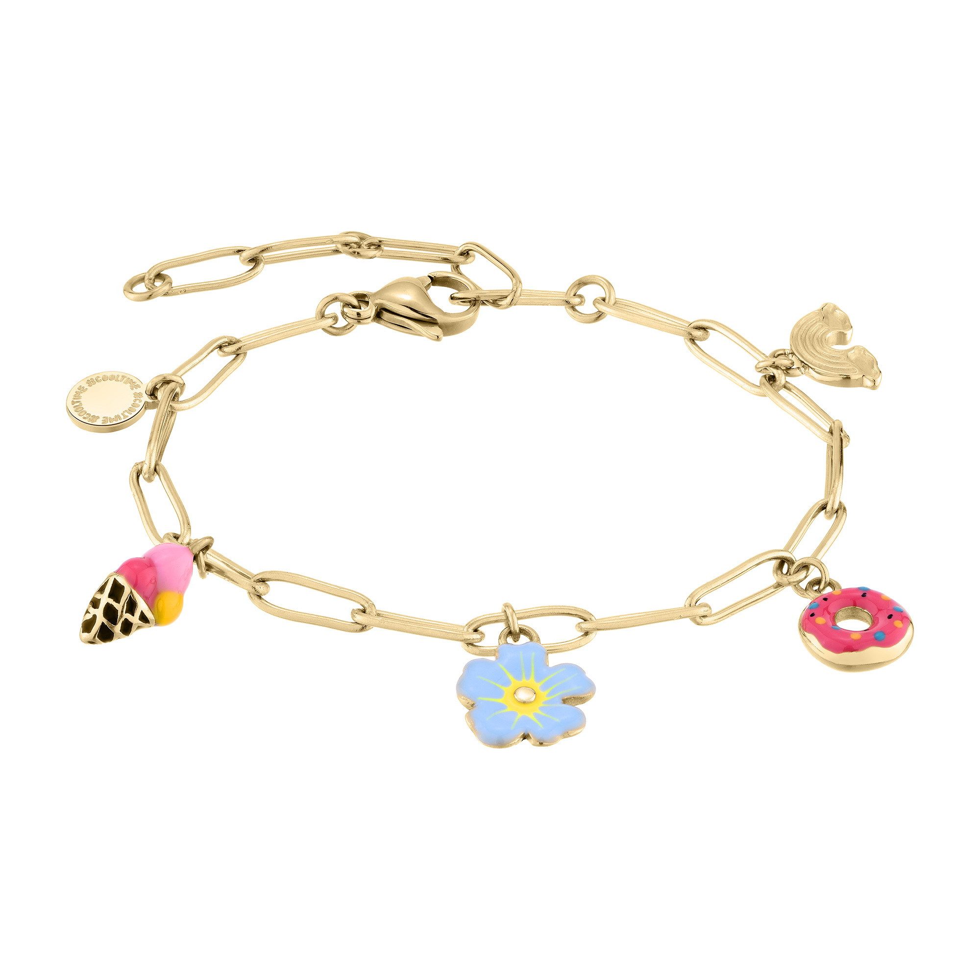 COOL TIME Armband Schmuck Edelstahl Armkette The Cool Charm