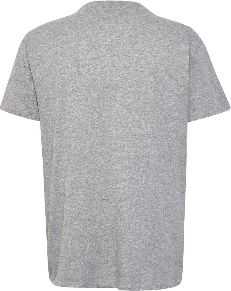 hummel T-Shirt Rundhalsausschnitt gesticktes Logo Regular günstig online kaufen