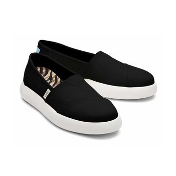 TOMS Mallow Alpargata Black, vegane Schuhe Sandale