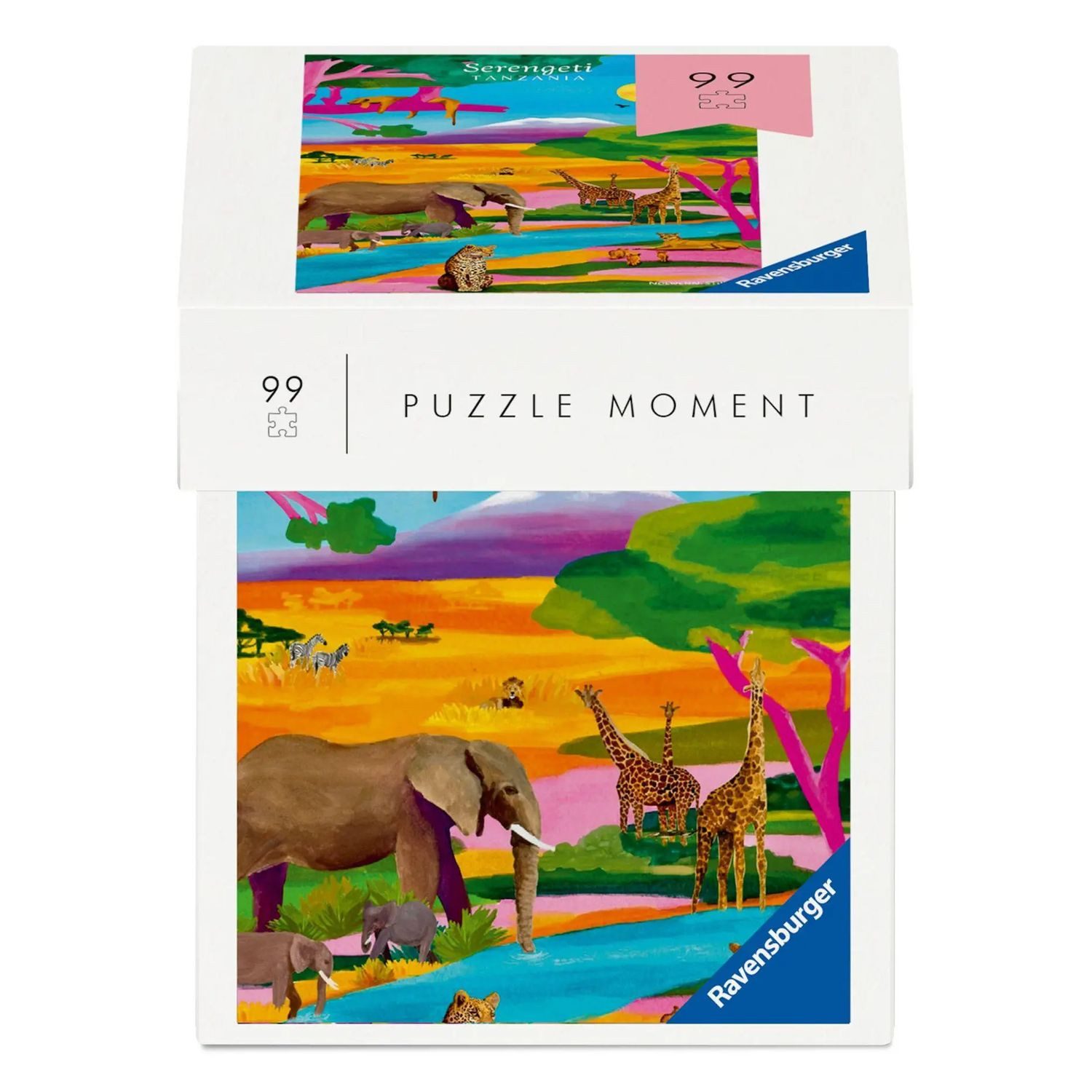 Ravensburger Puzzle Erwachsenenpuzzle 99 Teile - Tansania, 99 Puzzleteile