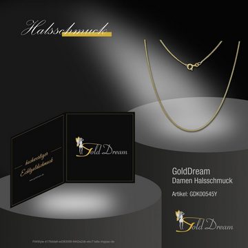 GoldDream Goldkette GoldDream Panzer Collier Damen gold (Collier), Damen Colliers (Panzer) ca. 45cm, 333 Gelbgold - 8 Karat, Farbe: gold