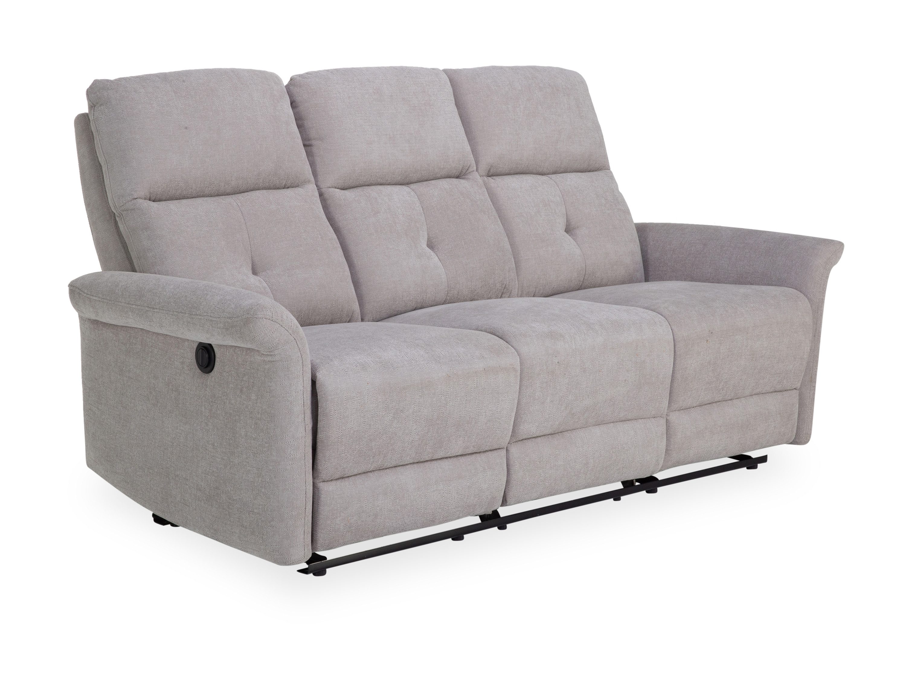 HARPER Sofa Sofa 3 Sitzer HARPER HEPOLA BHT 189x92x100 cm grau Couch Einzelsofa
