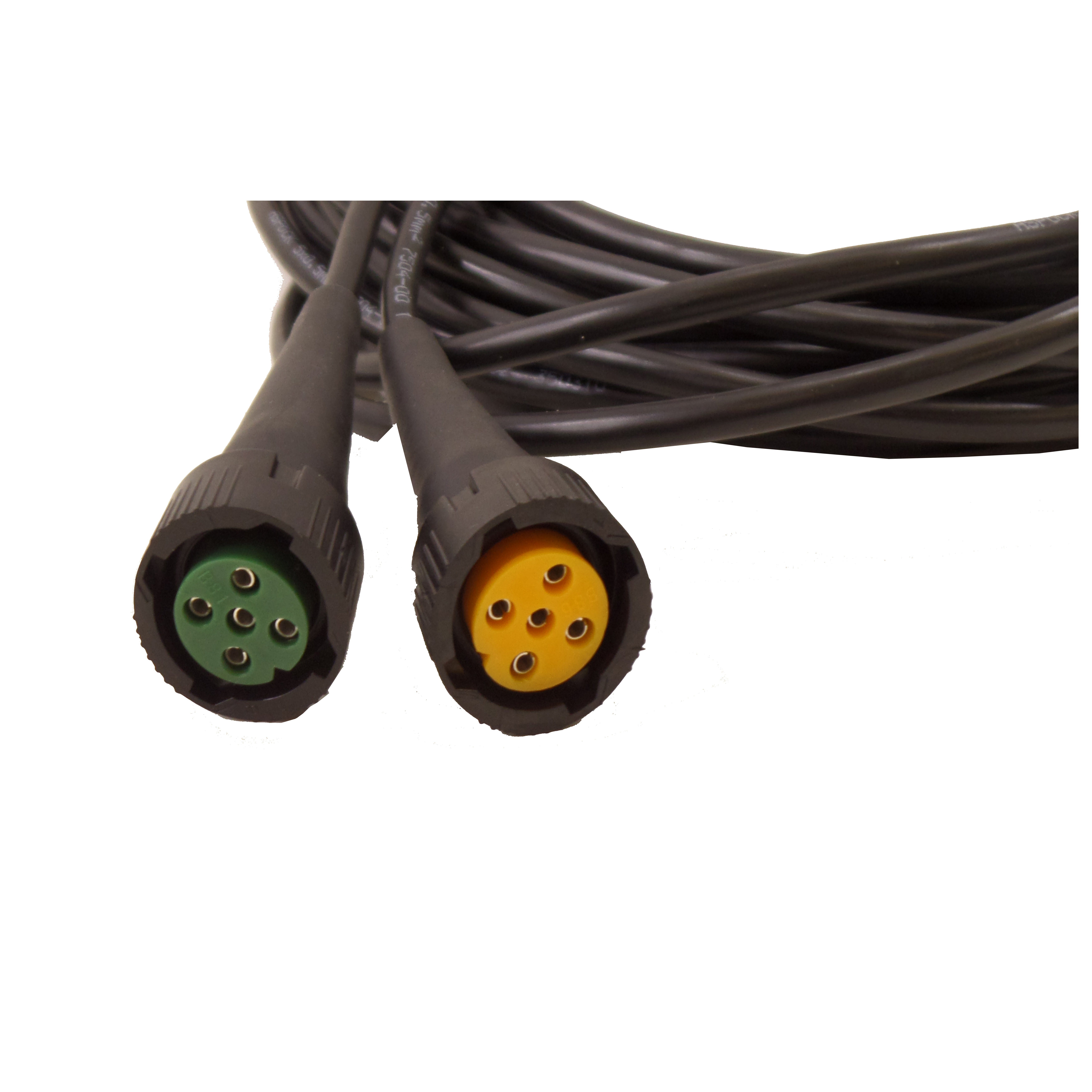 Anhänger-Rückleuchte Kabelbaum - Kabelsatz, Bajonettverbinder 2x 2x 5Meter, 7polig