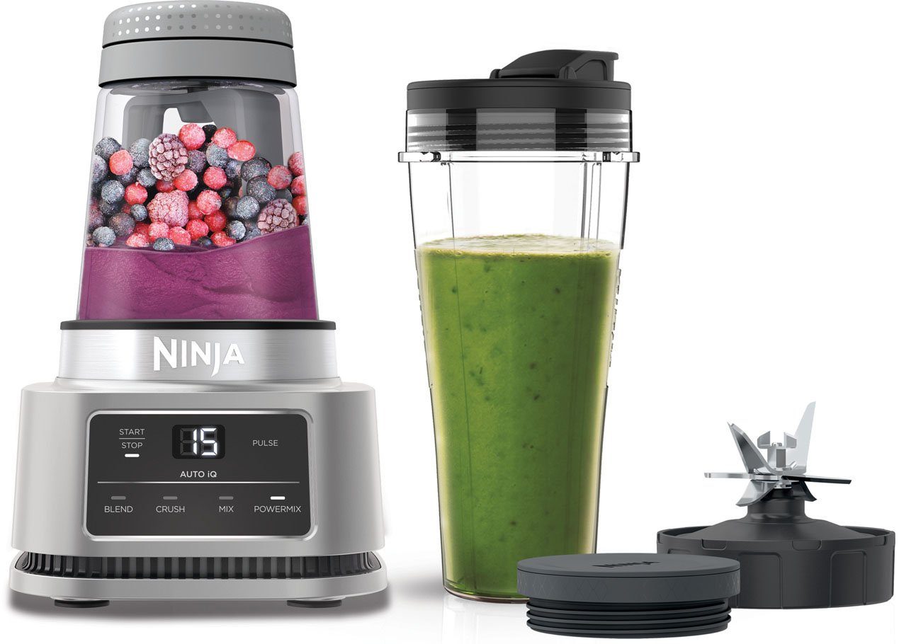 NINJA Standmixer Foodi 2in1 CB100EU, 1100 W, Smoothie-Maker