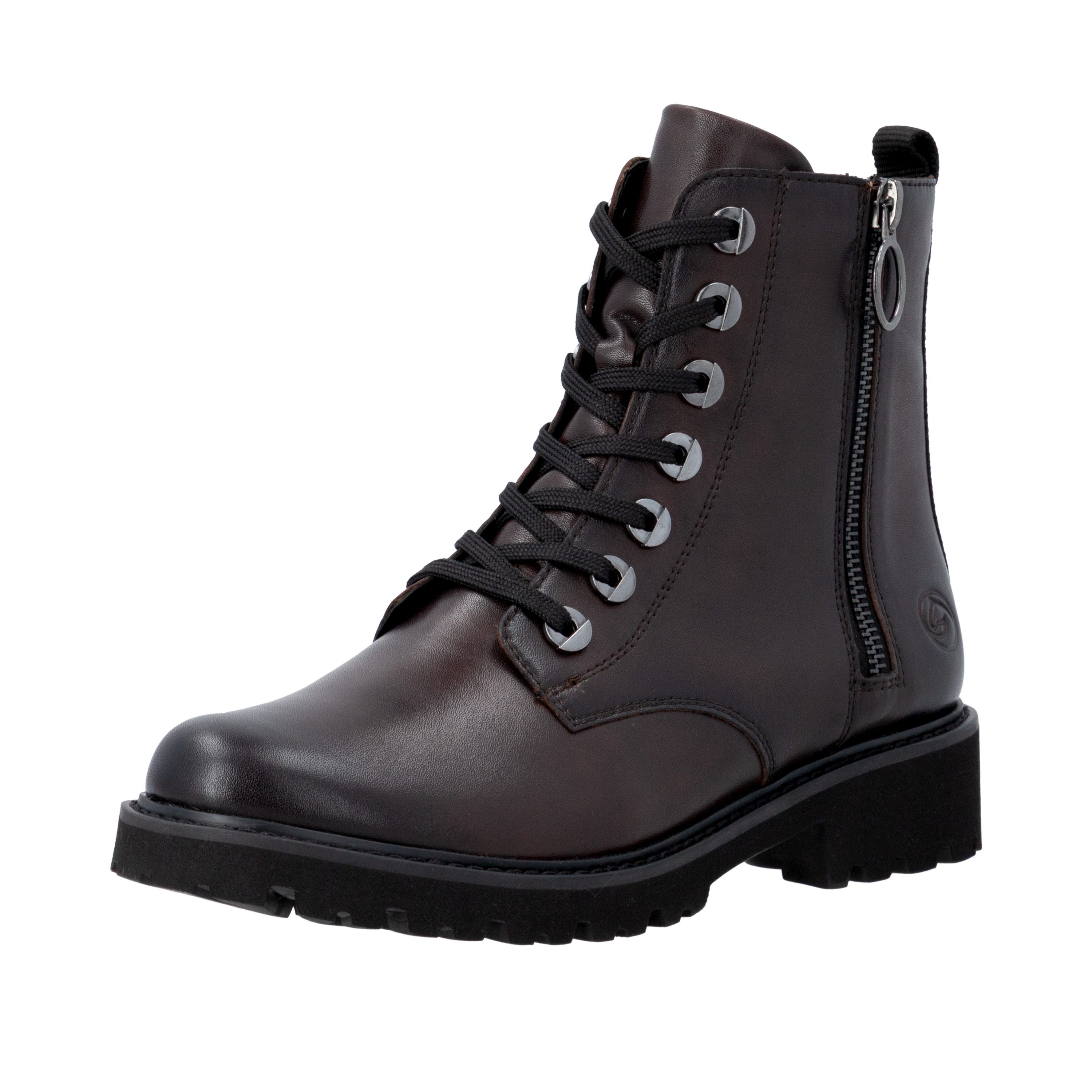 Remonte Schnürstiefelette Blockabsatz, Stiefelette, Schnürboots, im modischen Used Look