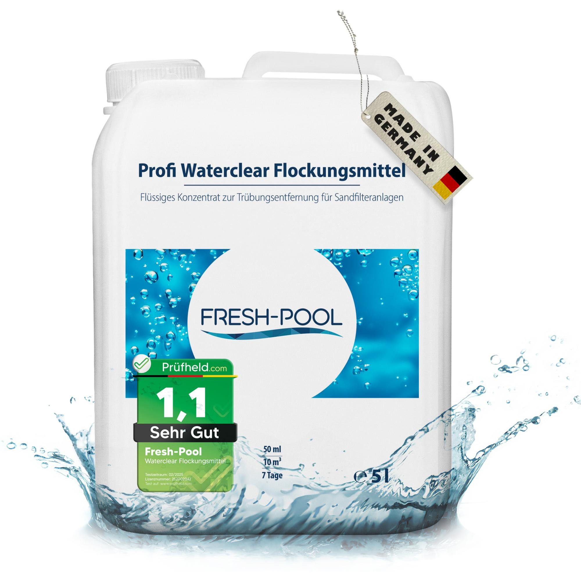 Fresh-Pool Poolpflege Profi Waterclear Flockungsmittel 5 günstig online kaufen