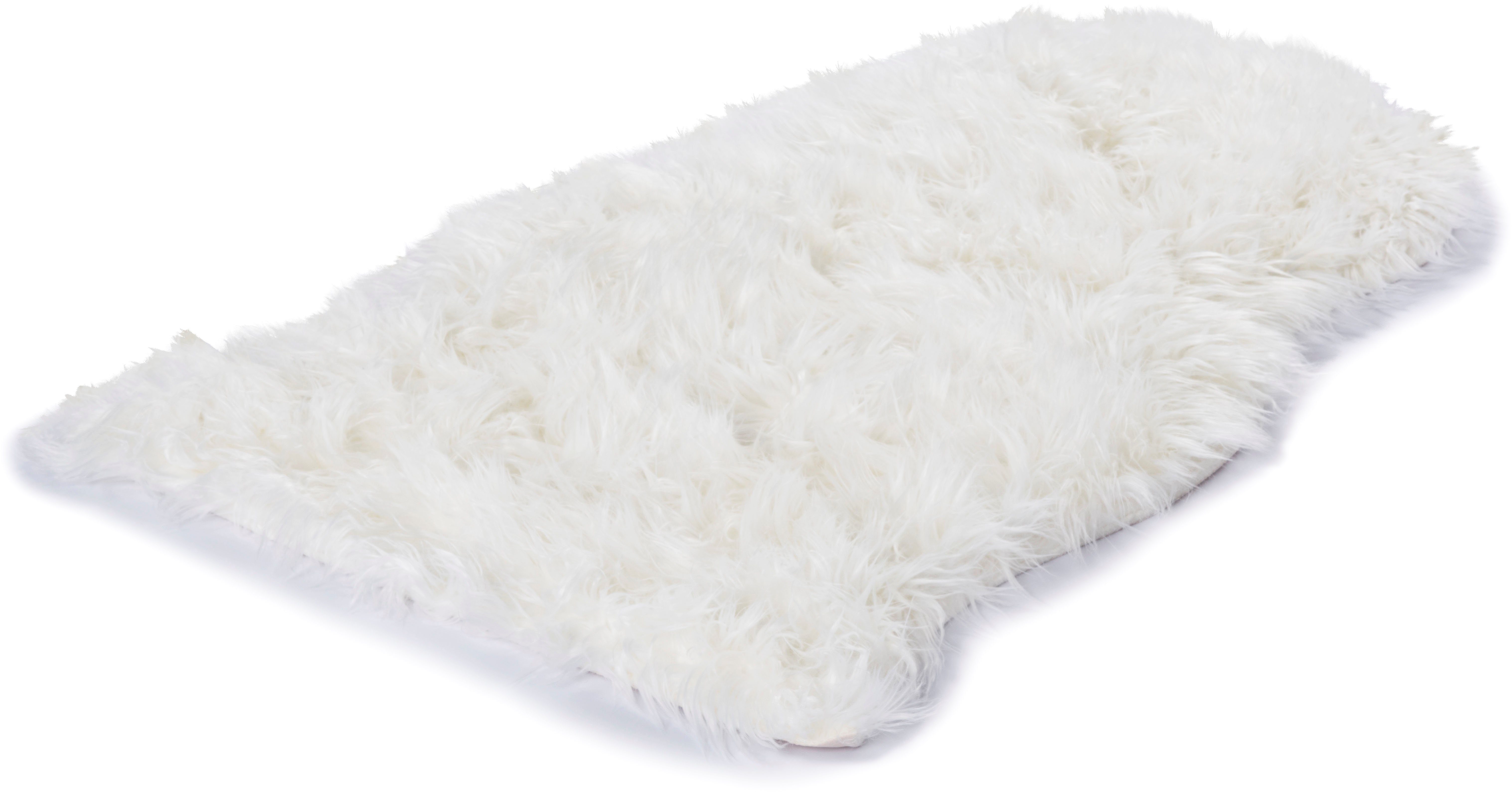 Gino Falcone Fellteppich Mia, fellförmig, Höhe: 75 mm, Kunstfell, Hochflor - besonders weich durch Microfaser