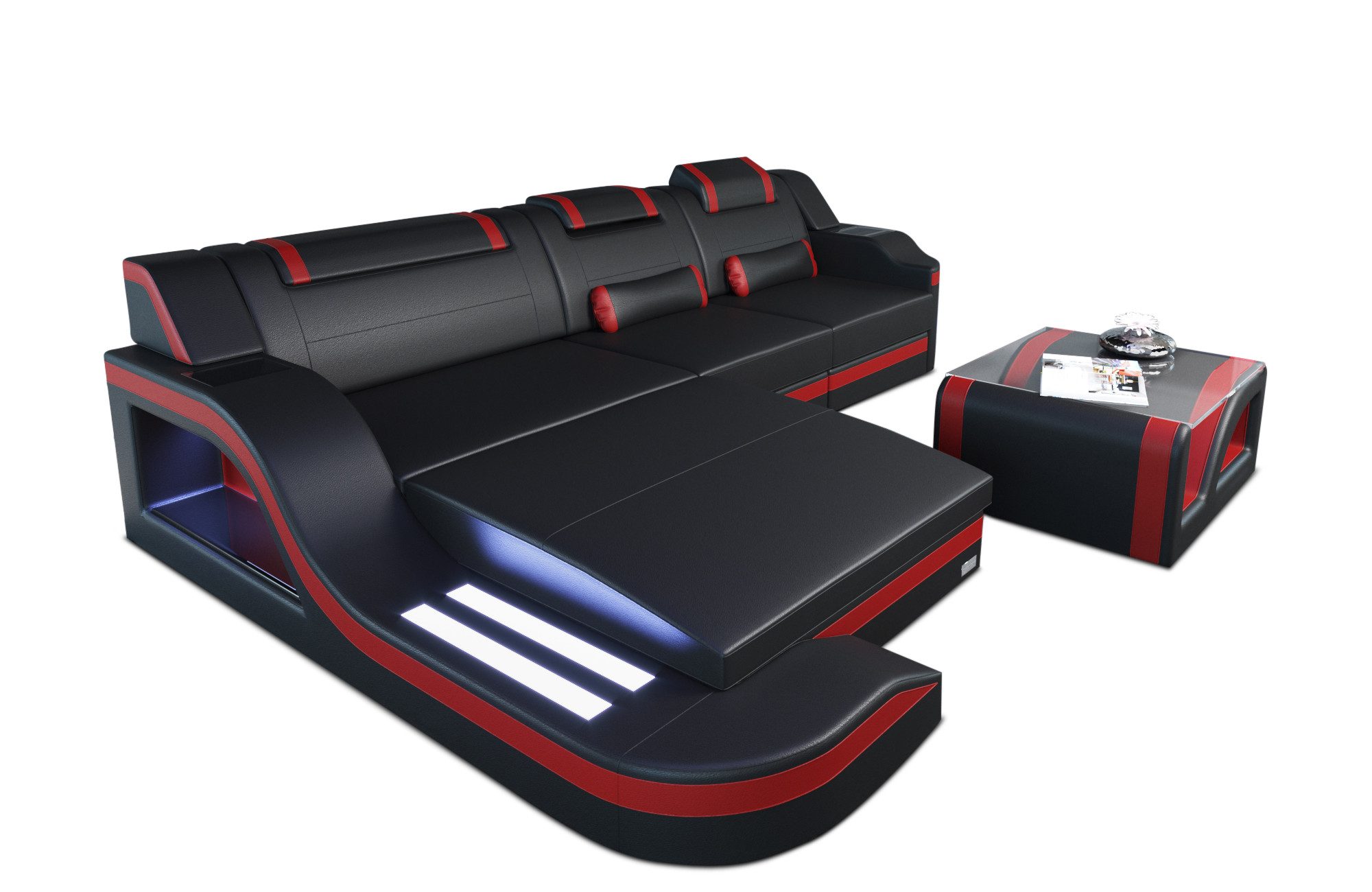 Sofa Dreams Ecksofa Ledersofa Palermo L günstig online kaufen