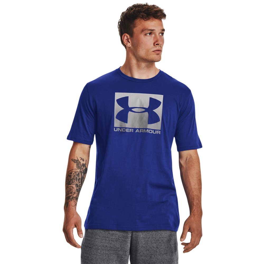 Under Armour® T-Shirt UA BOXED Blue SLEEVE SHORT SPORTSTYLE