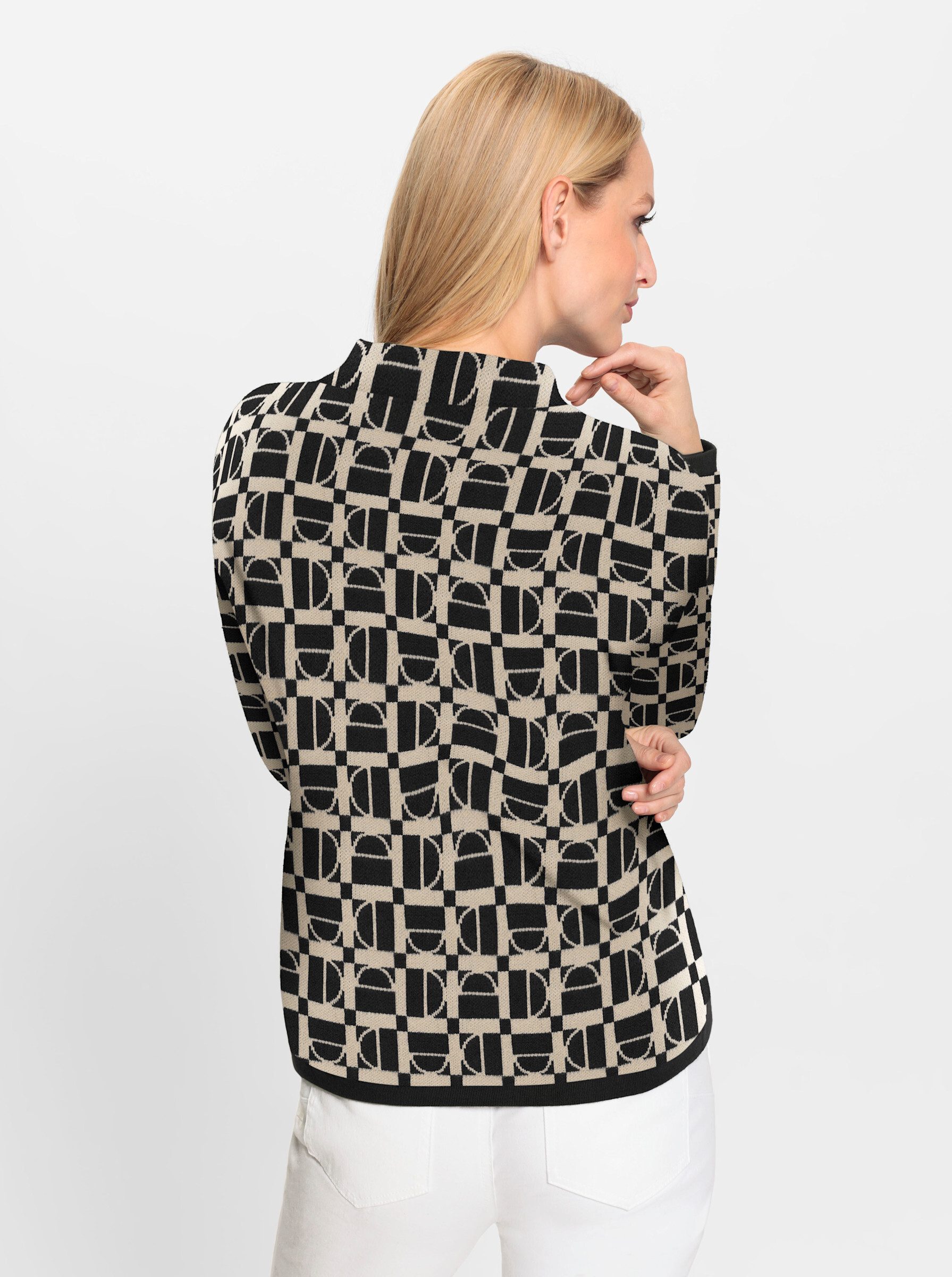 heine Strickpullover Jacquard-Pullover günstig online kaufen