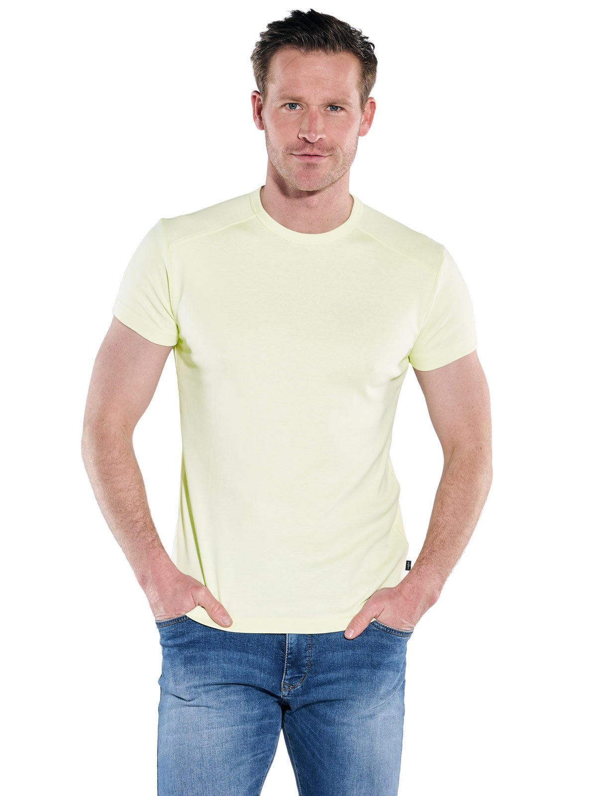 Engbers T-Shirt Herren T-Shirt "My Favorite" organic, Hellgelb günstig online kaufen