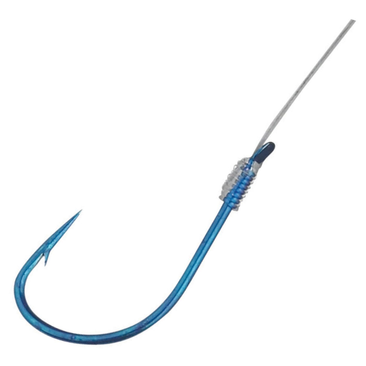 Forellenhaken Owner Forellen Haken Fluorocarbon 150cm blau - 6 Forellenhaken