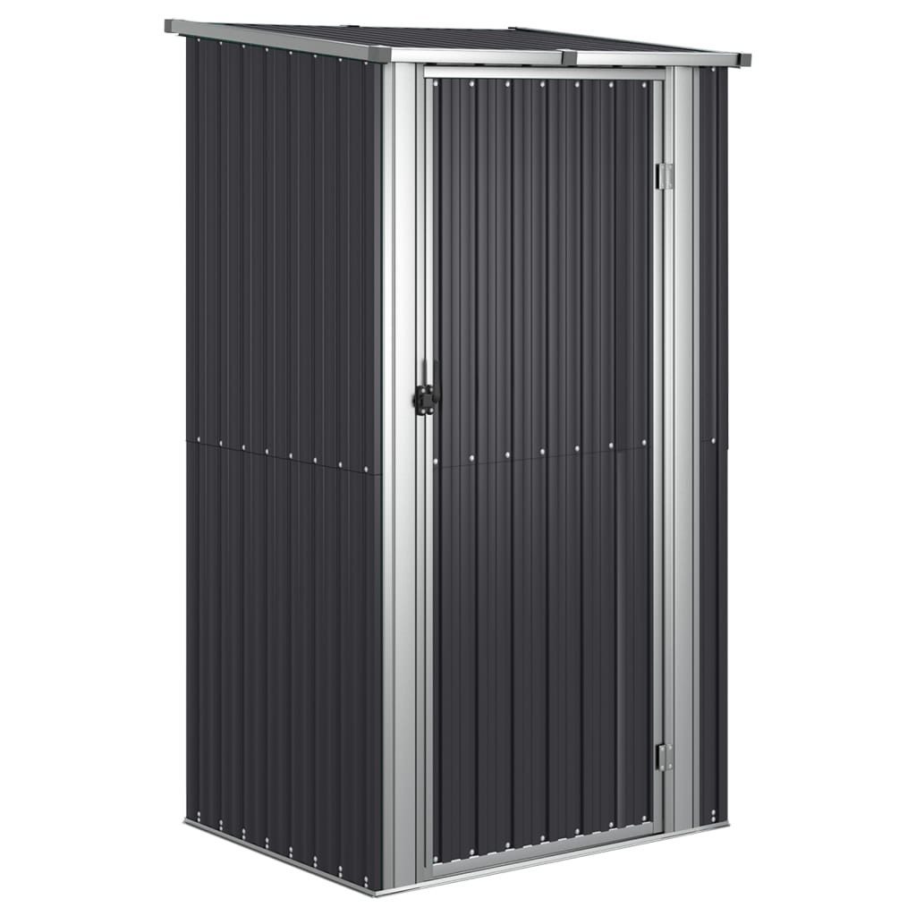 vidaXL Garten-Geräteschrank NA Geräteschuppen Anthrazit 118,5x97x209,5 cm Verzinkter Stahl Metall