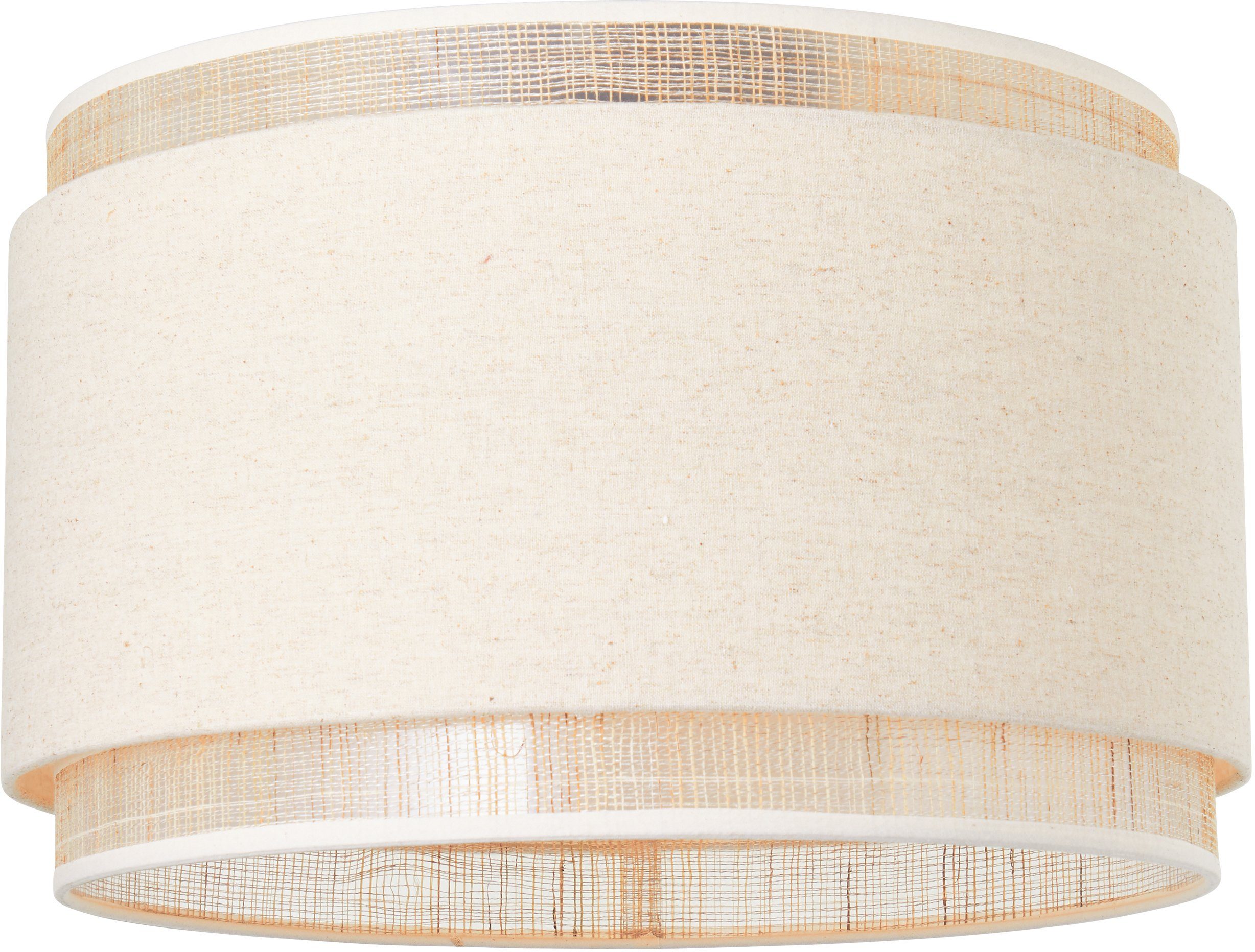 Leonique Deckenleuchte Nayeli, ohne Leuchtmittel, Bambus mit hochwertigen  Textilien | Deckenlampen