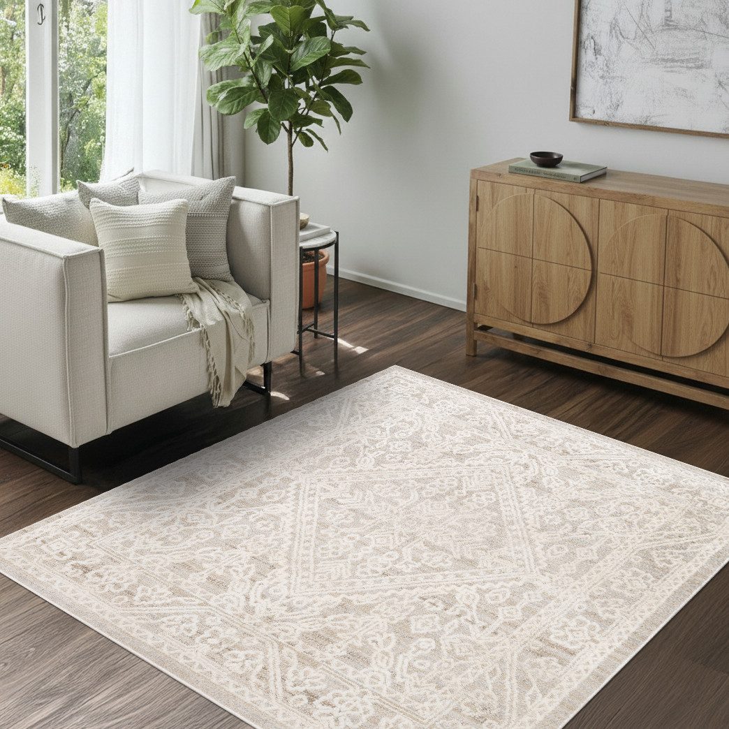 Tapiso Teppich TREND, quadratisch, Höhe: 8 mm, Wohnzimmer, Schlafzimmer