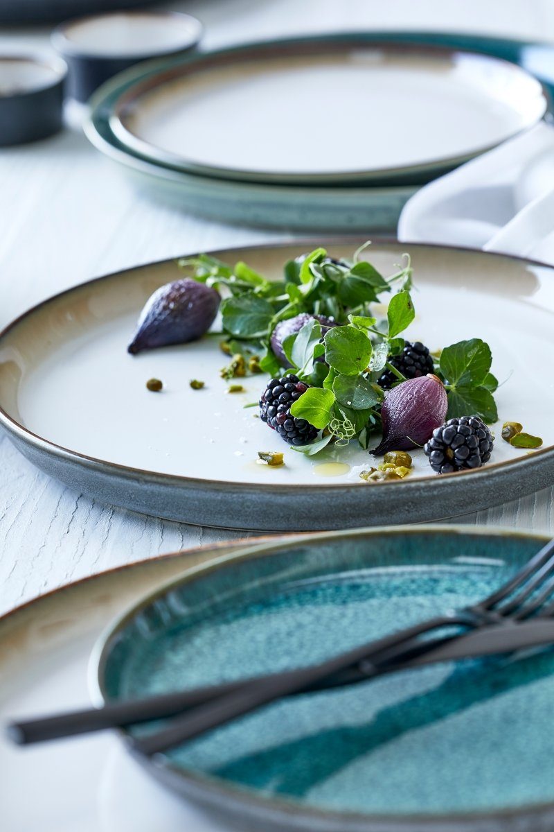 Bitz Speiseteller Speiseteller black / lilac 27 cm, Speiseteller Gastro 27 cm Schwarz/Lila