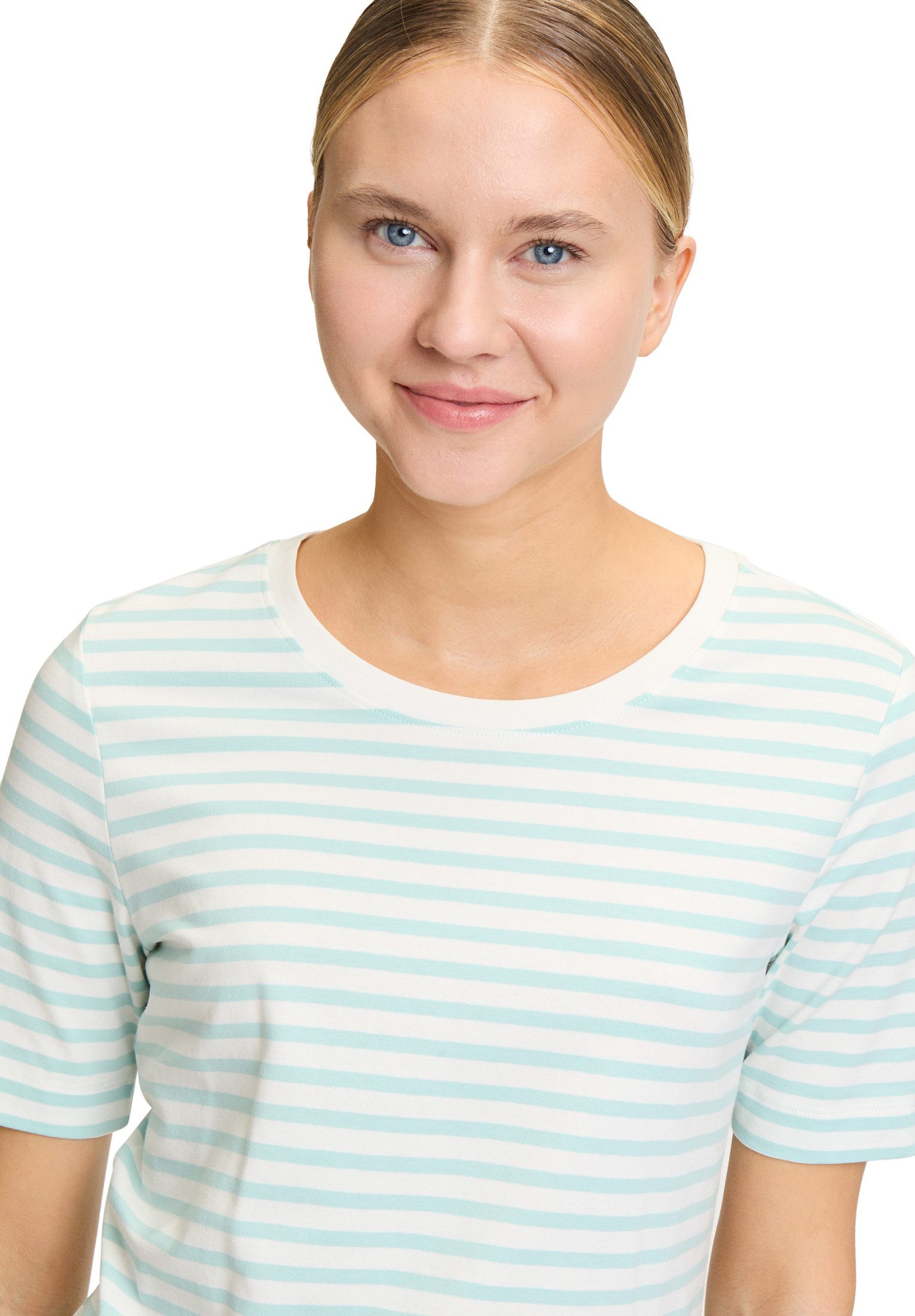 Betty&Co Kurzarmshirt Damen mit Ringel (1-tlg) Ringel