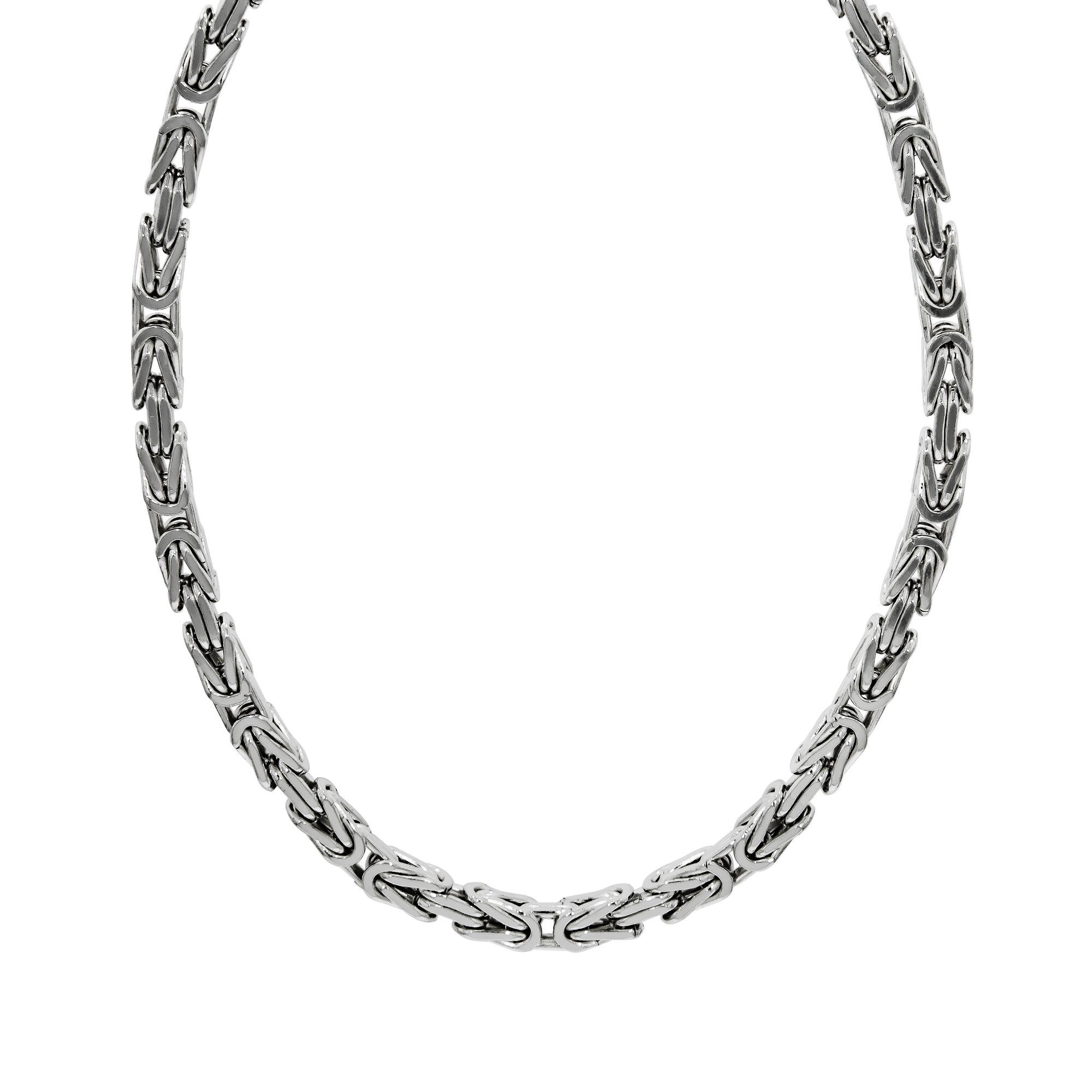 Zeeme Collierkettchen Silber 925 poliert Königskette 5mm breit