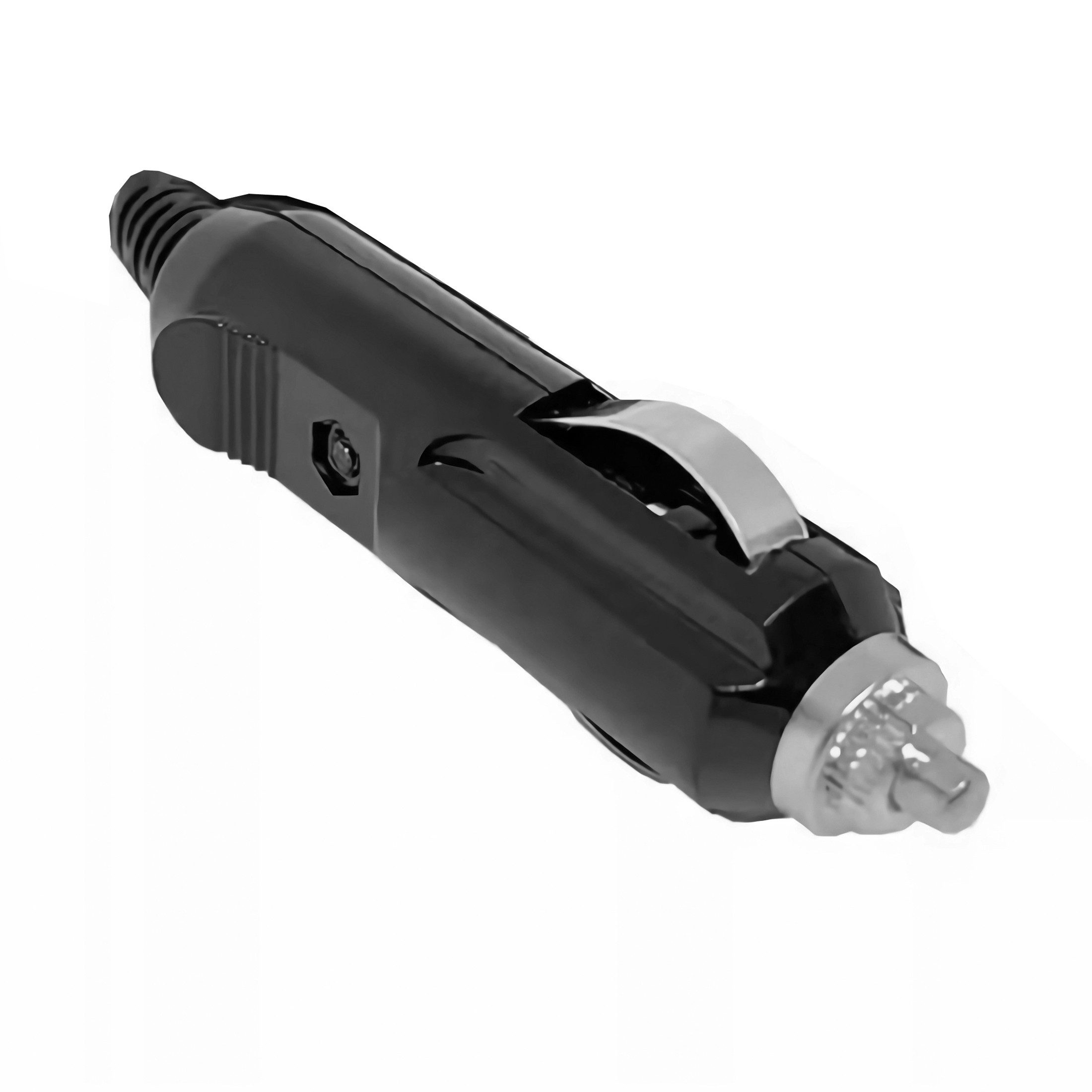 Bolwins M46 KFZ Auto Zigarettenanzünder Stecker Zigaretten Anzünder 12-24V 20A KFZ-Netzteil (LED-Kontrollanzeige, integrierte 20 A Sicherung, Lötanschluss)