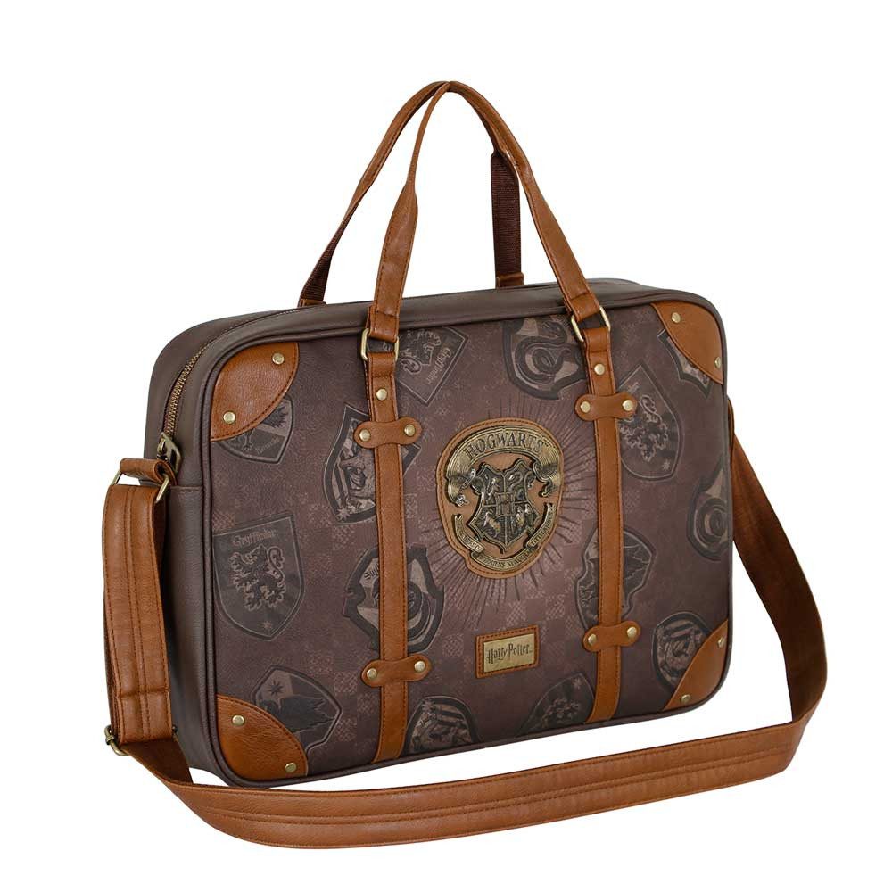 Karactermania Laptoptasche Harry Potter Laptoptasche Arbeitstasche Steampunk Notebooktasche, Hogwarts Emblem