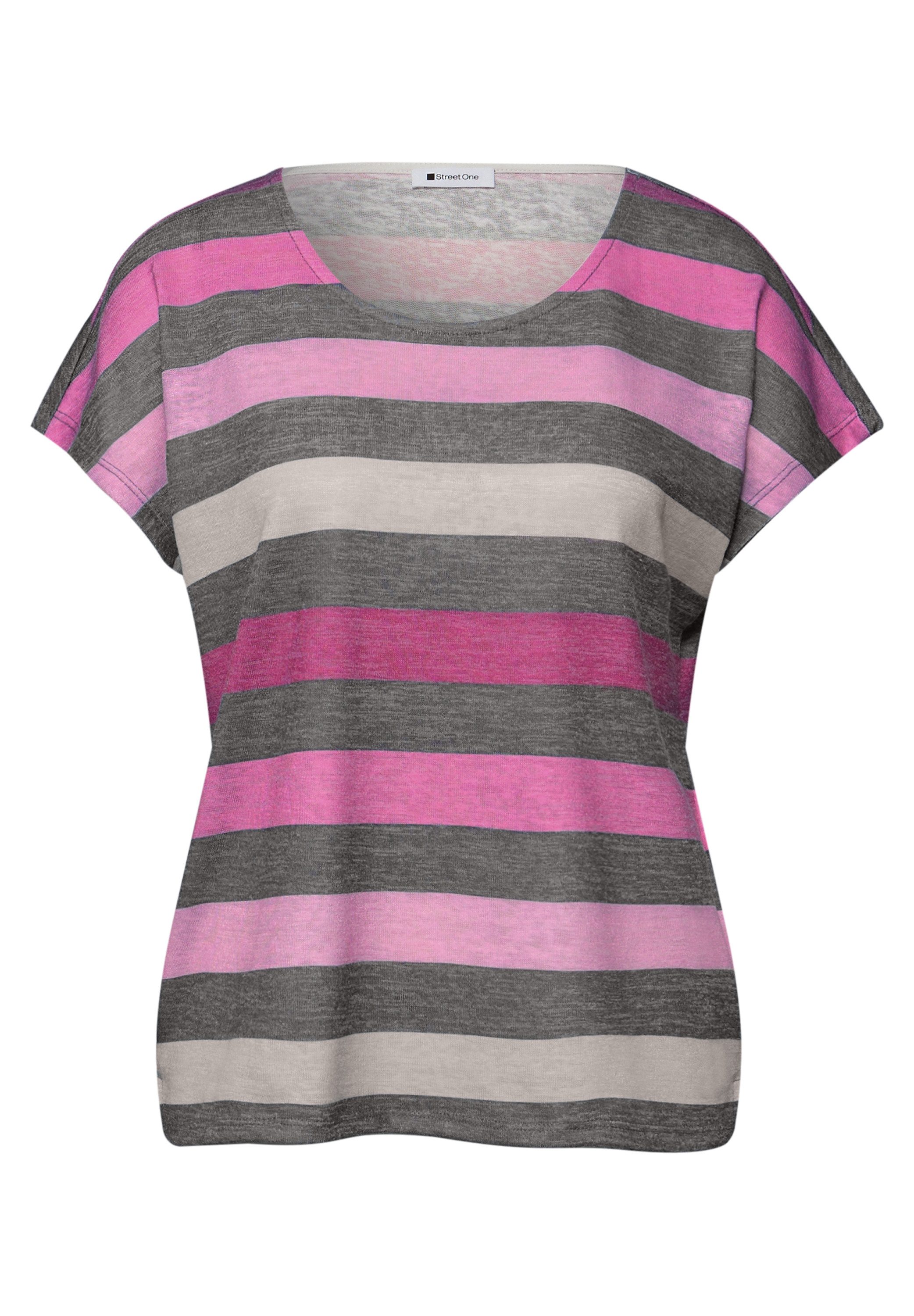 STREET ONE T-Shirt mit V-Ausschnitt – Bild 4 von 5