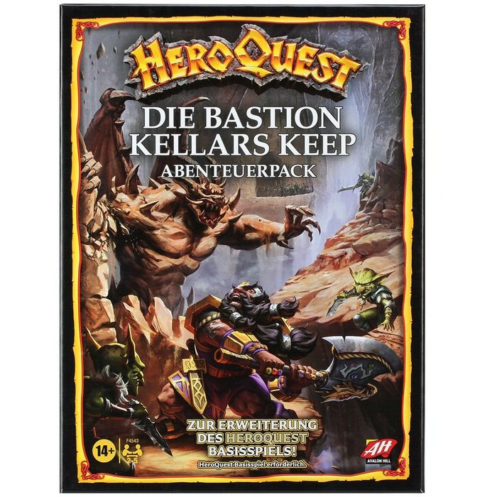 Hasbro Spiel HeroQuest Die Bastion Kellars Keep Abenteuerpack