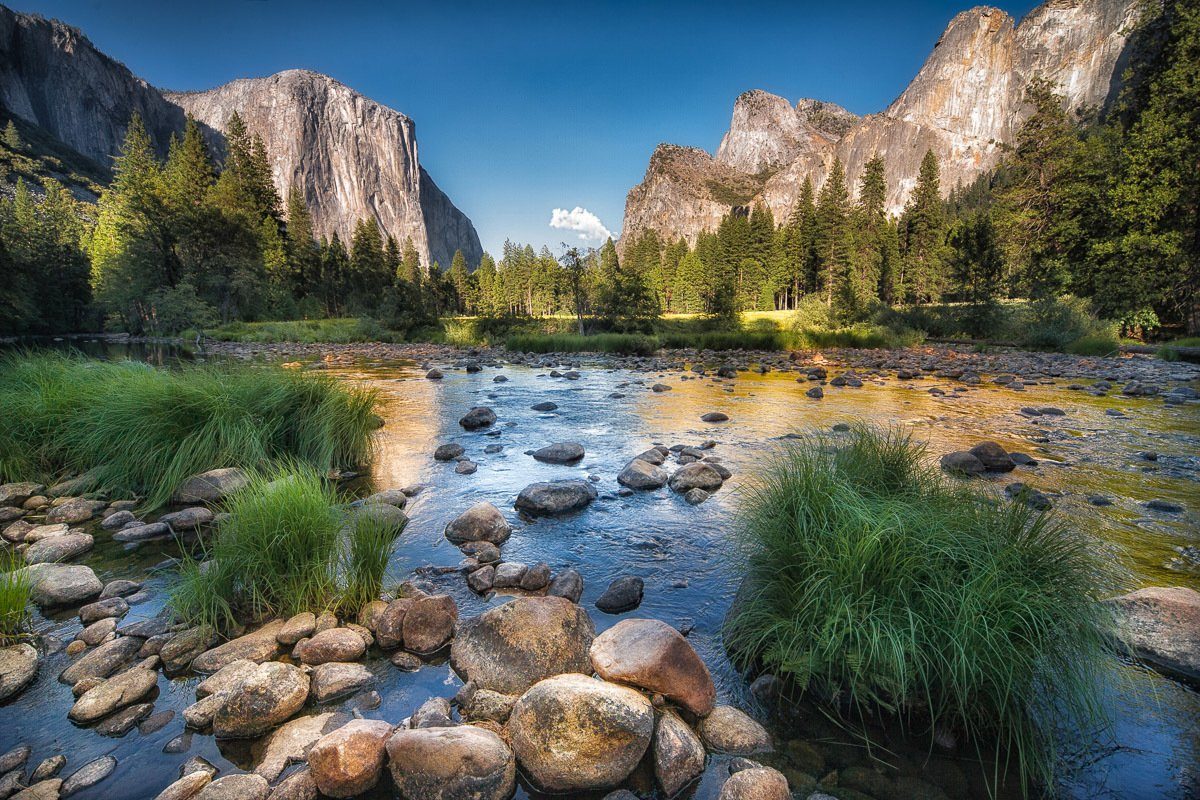Rive Yosemite Papermoon Fototapete Reflexion