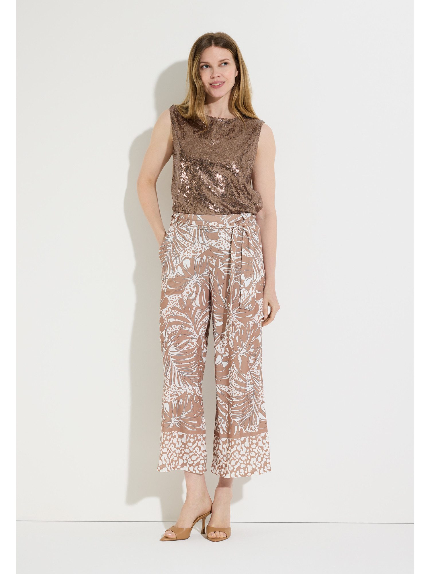 MORE&MORE Shirttop glitzerndes Top, Pailletten