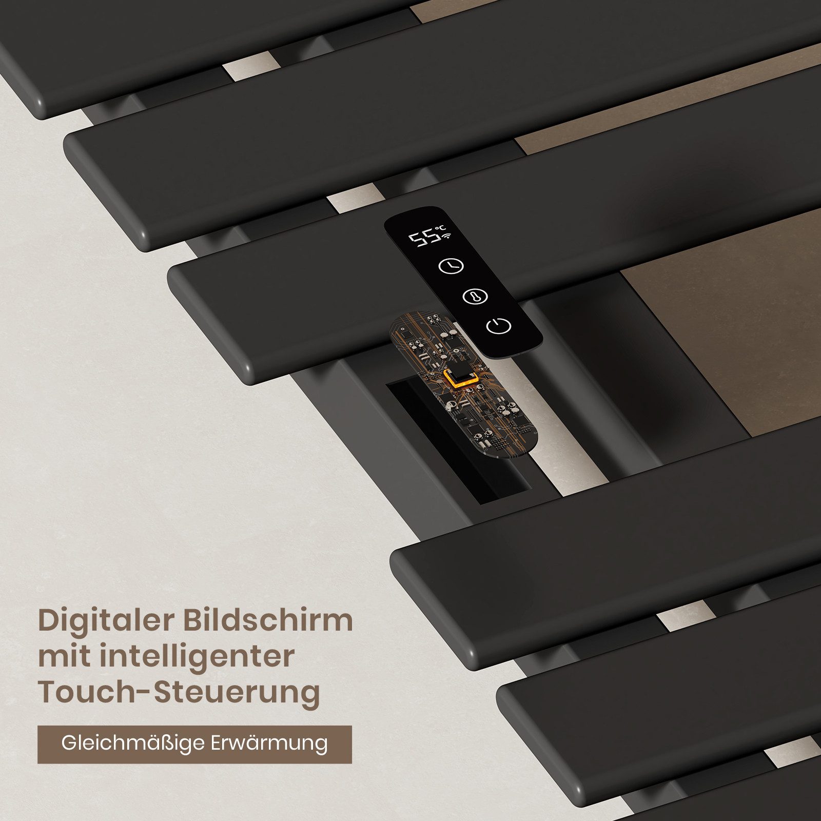 EMKE Elektrischer Badheizkörper mit Smart Thermostat WiFi/APP-Steuerung Tim günstig online kaufen