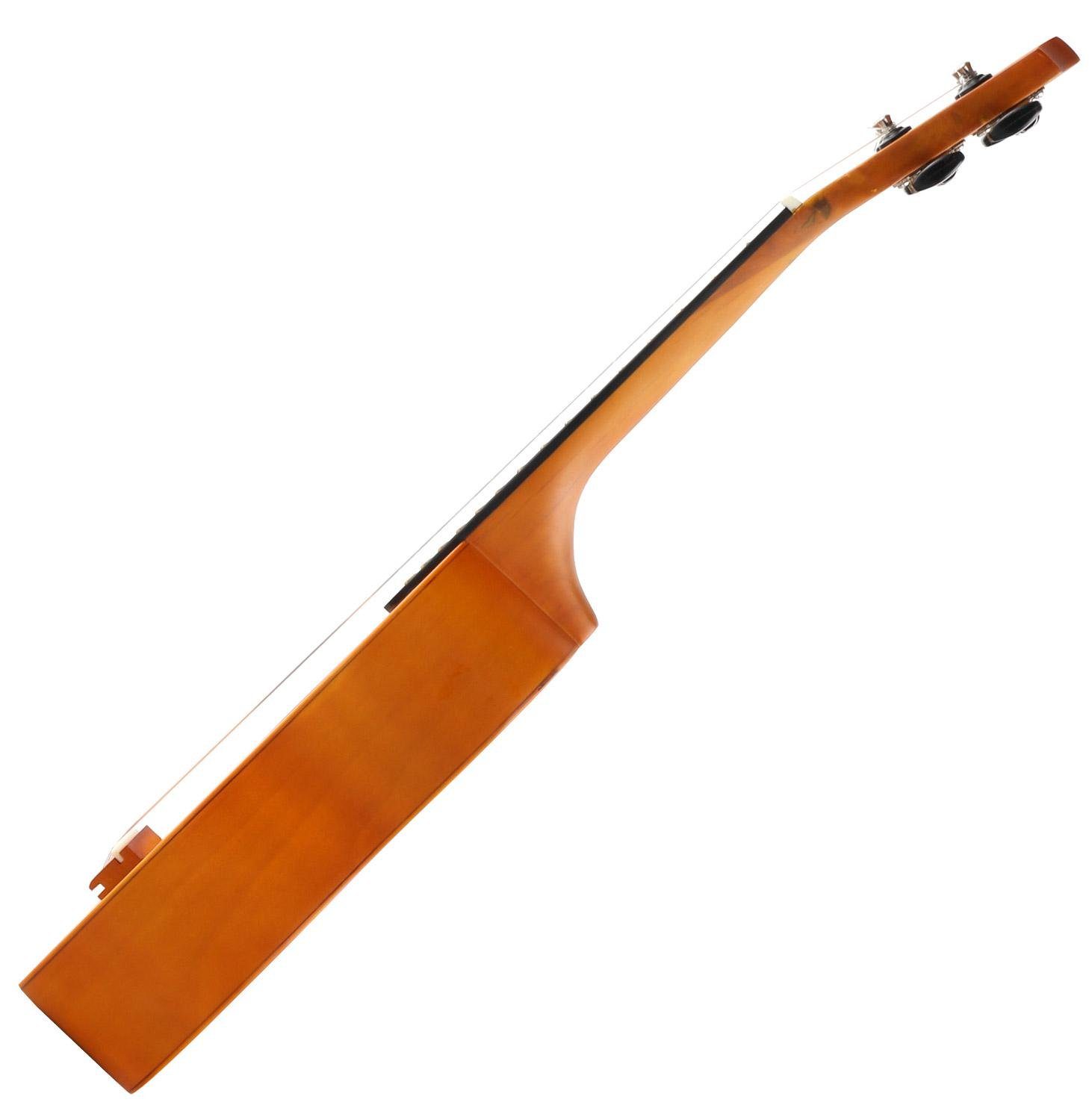 Classic Cantabile Ukulele Sopranukulele (Ukulele, Uke, 15 Bünde, leichtgängige Gitarrenmechanik), Komplett Set, Set inkl. Gigbag und Ukulelen-Schule