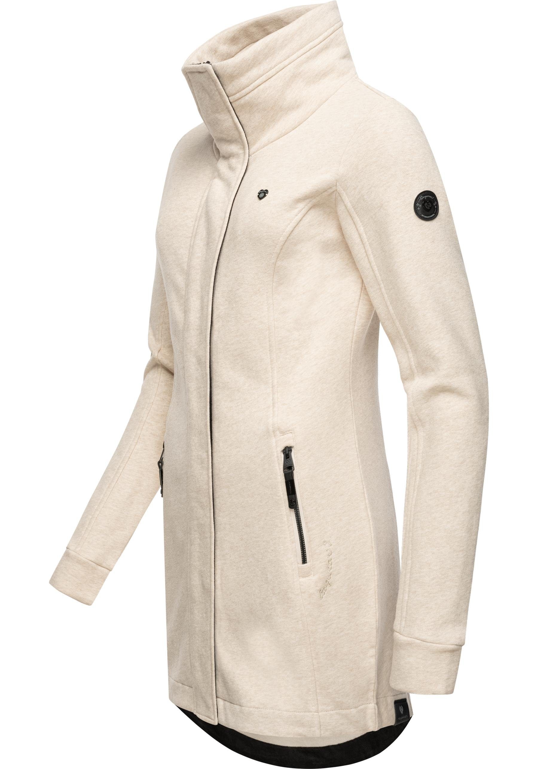Ragwear Sweatjacke "Letrice", Sportliche Zip-Jacke mit hohem Kragen günstig online kaufen