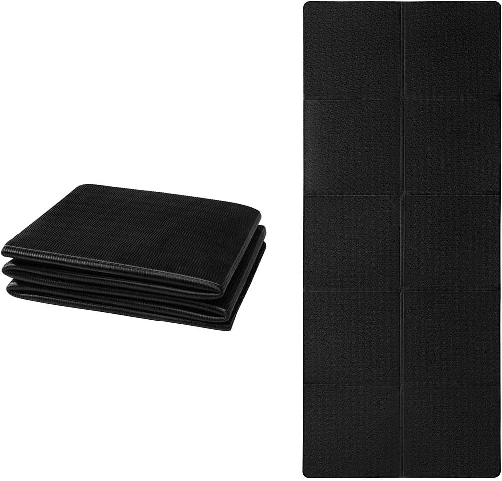 Good Nite Fitnessmatte Fitnessmatte Faltbare rutschfest tragbar Yogamatte leicht, Klappbar, 183 x 61 x 0,6 cm (L x B x H)