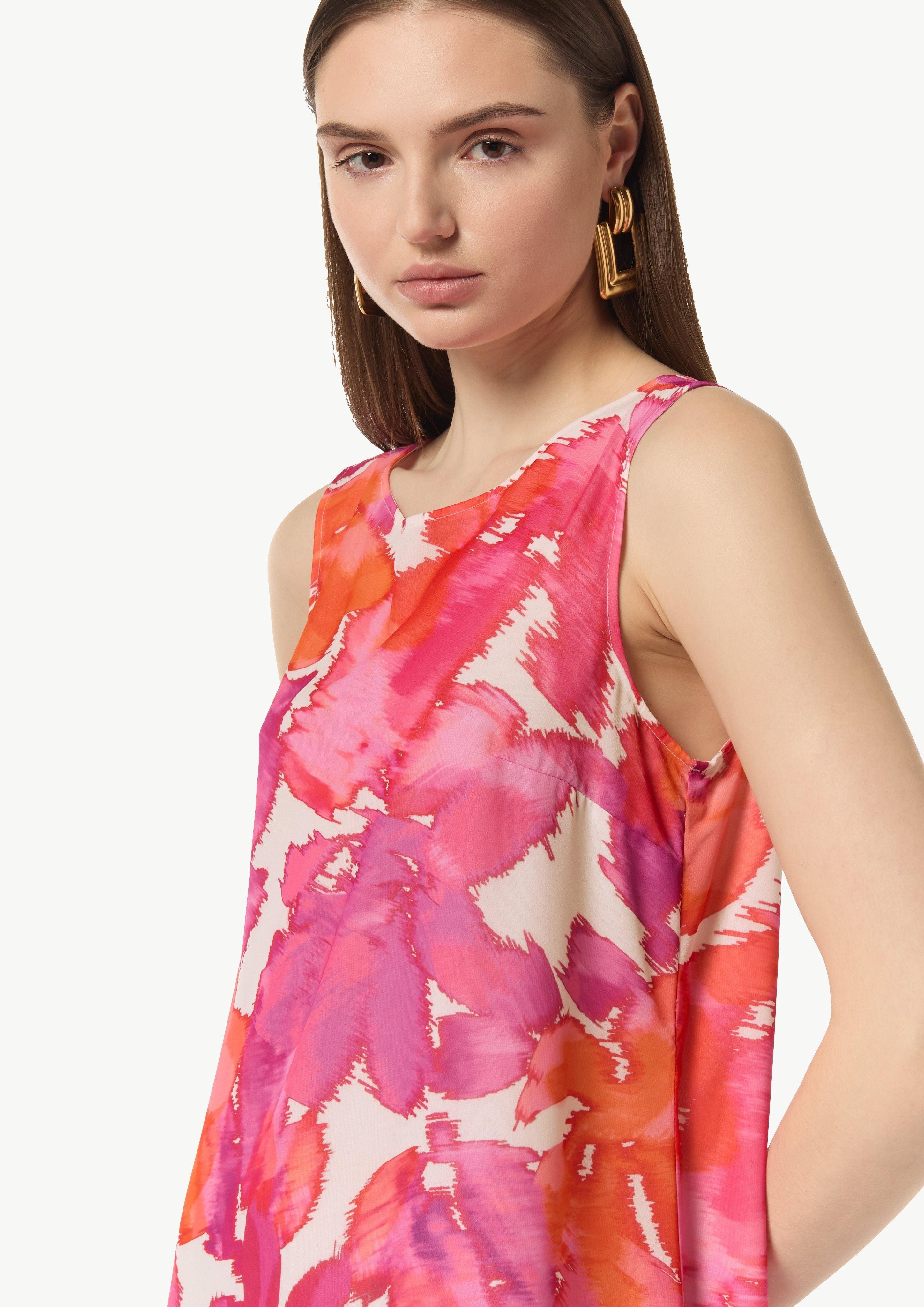 Comma Minikleid Ärmelloses Kleid mit Bateau-Ausschnitt günstig online kaufen