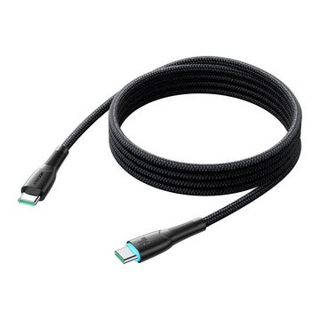 JOYROOM Ladekabel / Datenkabel USB-C/USB-C-Kabel 60 W 1 m – schwarz Smartphone-Kabel