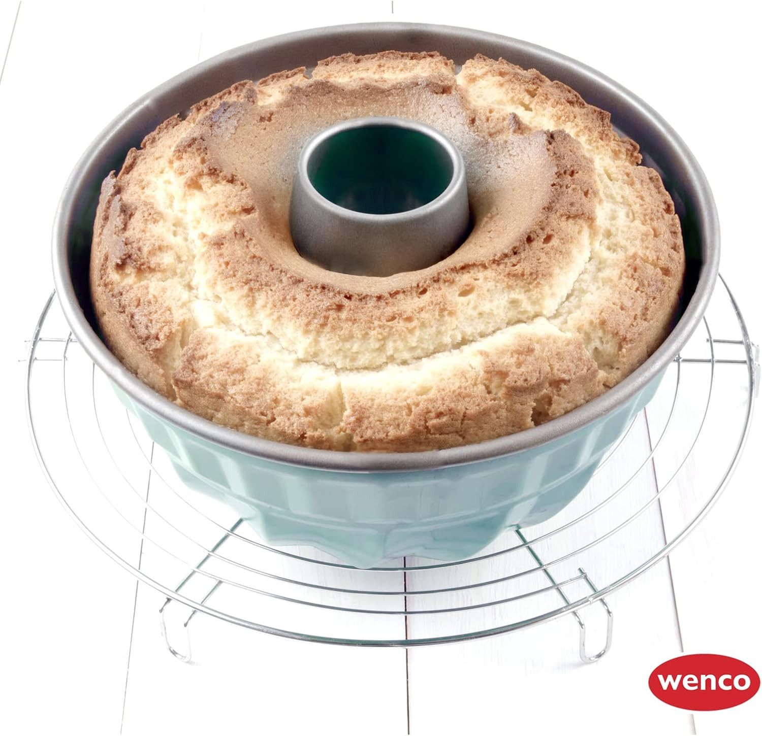 Wenco Gugelhupfform Backform 18 cm, hitzebeständig bis 230°C, Antihaftbeschichtung, robuster Stahl, gleichmäßige Wärmeverteilung
