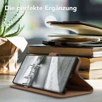 EAZY CASE Handyhülle Uni Bookstyle für Galaxy Note 20 Ultra / 5G 6,9 Zoll, Schutzhülle mit Standfunktion Kartenfach Handytasche aufklappbar Etui