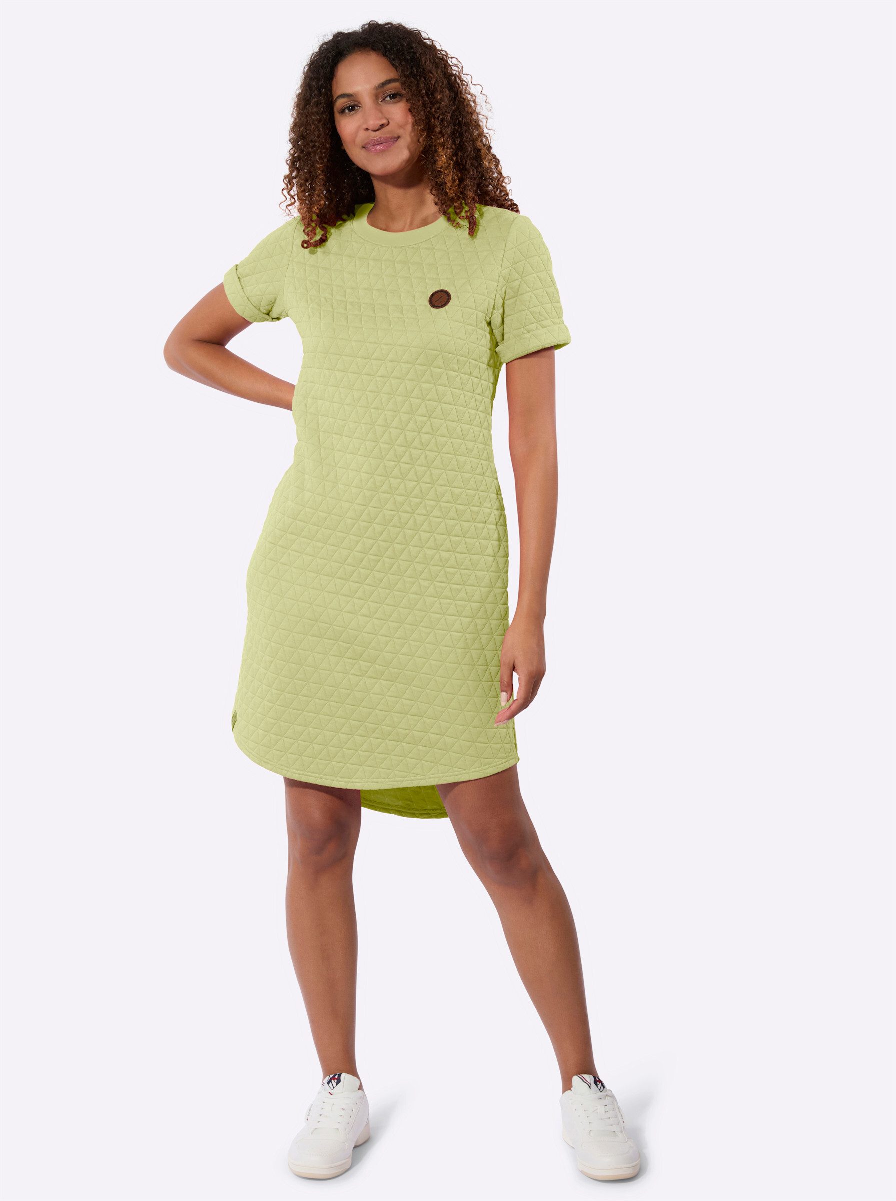 Witt Jerseykleid Jacquard-Kleid Kurzarm günstig online kaufen