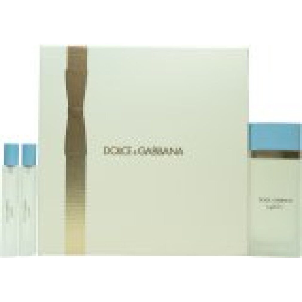 DOLCE & GABBANA Duft-Set Hellblau EDT 100 ml + 2 x EDT MinL (Frau)