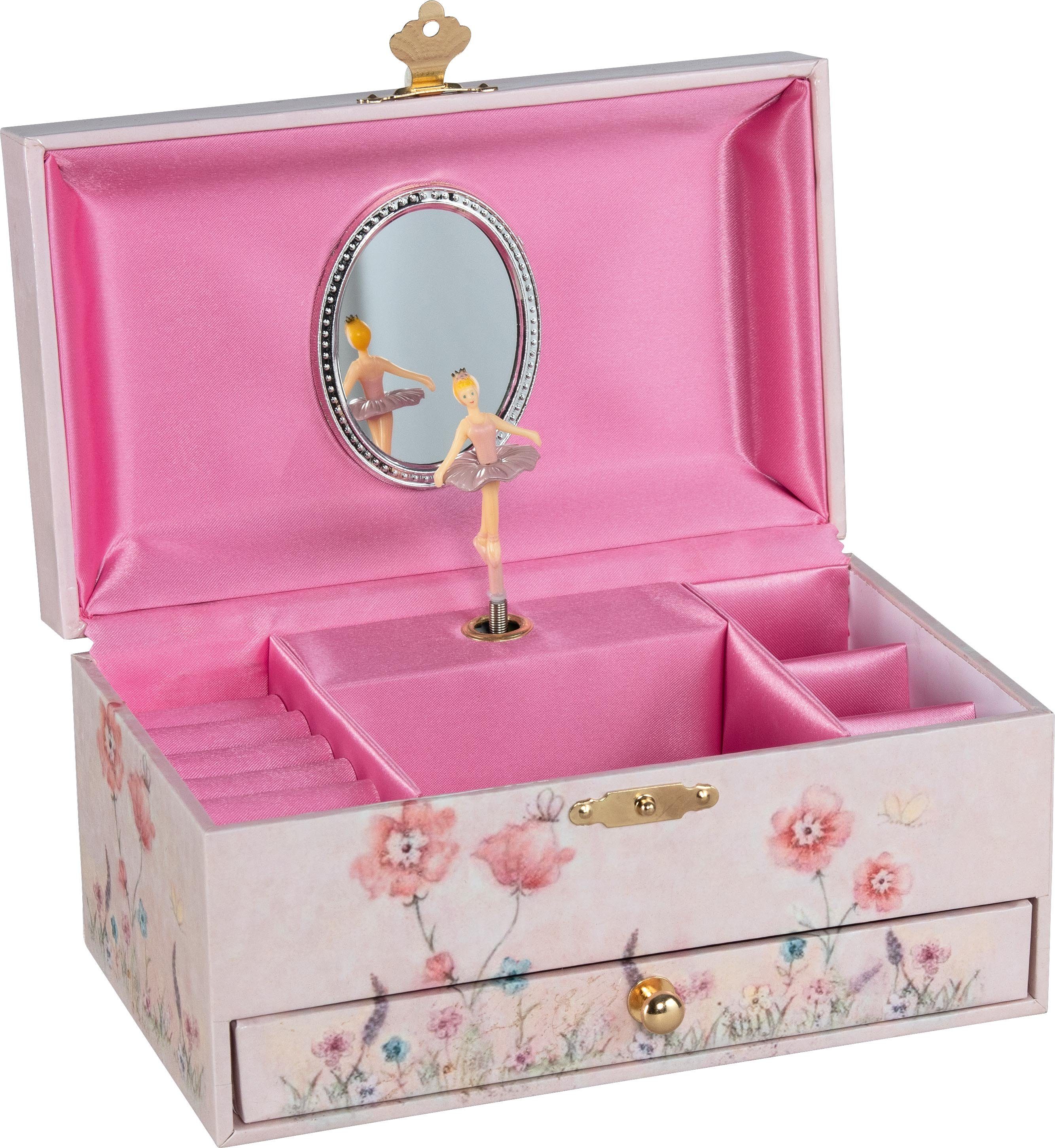 goki Spieluhr Musikspieldose Elfe, spielt beim Öffnen "Schwanensee" günstig online kaufen