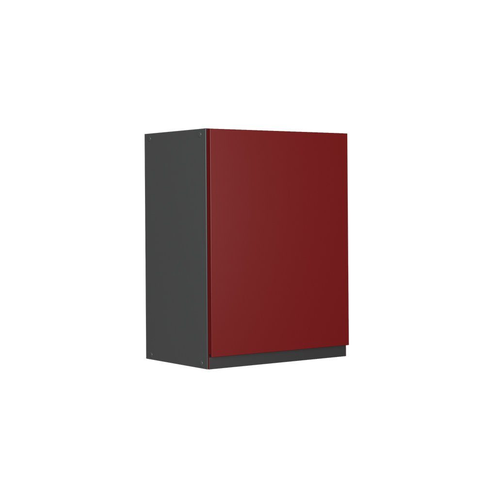 Vicco Hängeschrank Küchenschrank J-Shape 45 cm Anthrazit/Rot Anthrazit-Rot