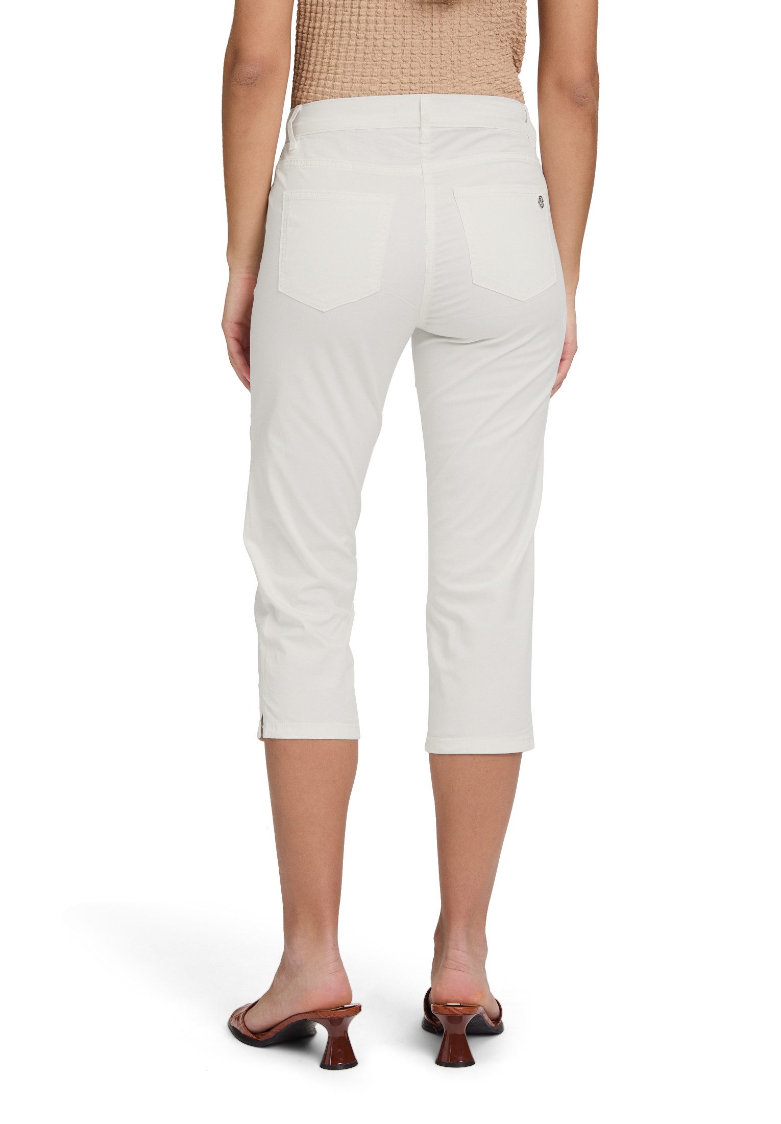 Betty Barclay Stoffhose Damen Slim Fit Saumschlitz