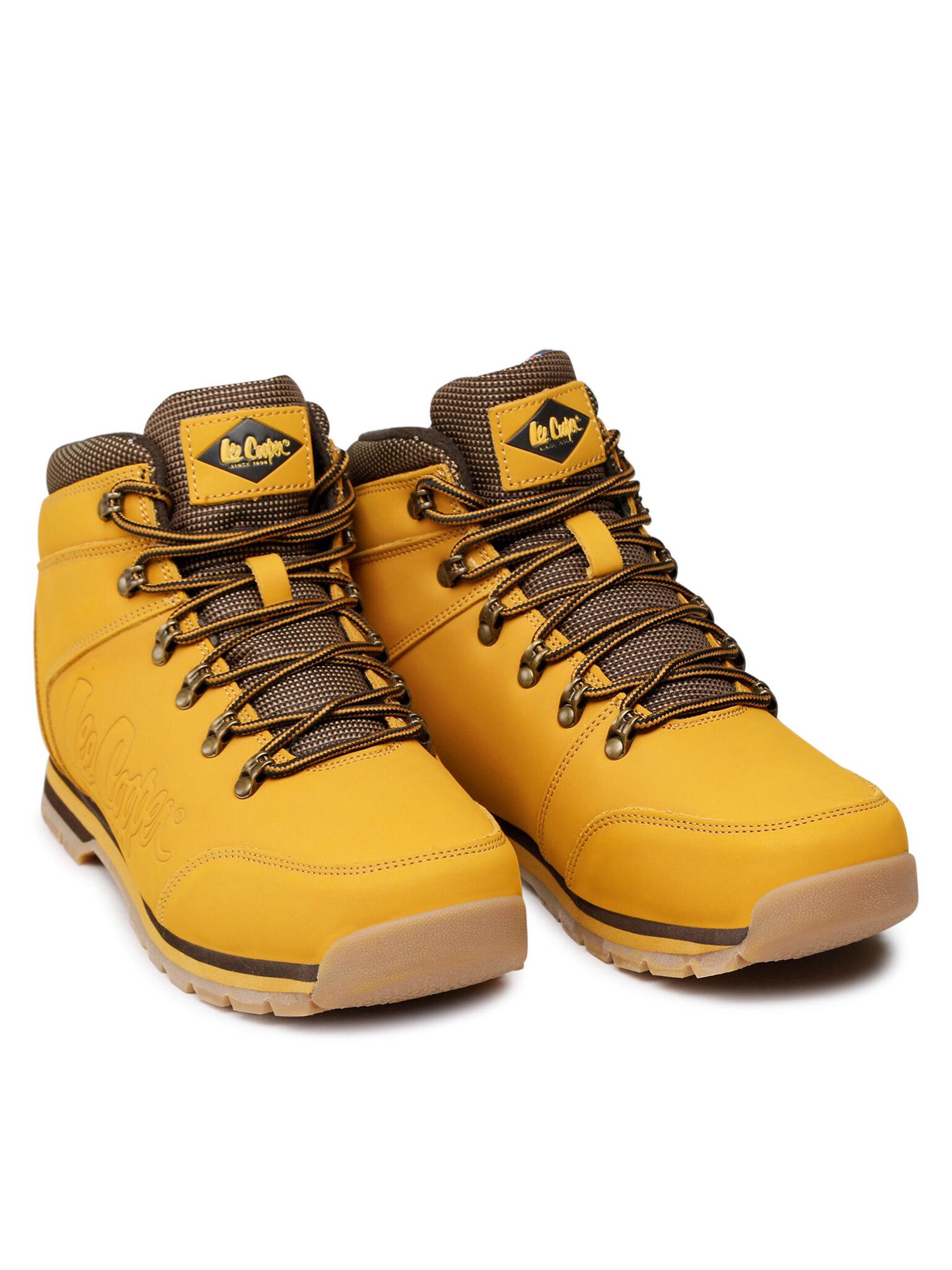 Lee Cooper Schnürschuhe LCJ-21-01-0706M Camel Schnürboots