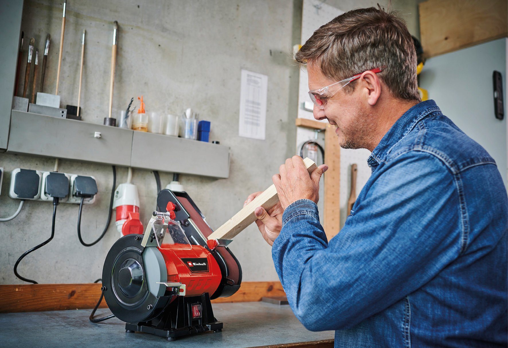 Einhell Stand-Bandschleifer TC-US 350, (3 tlg) günstig online kaufen