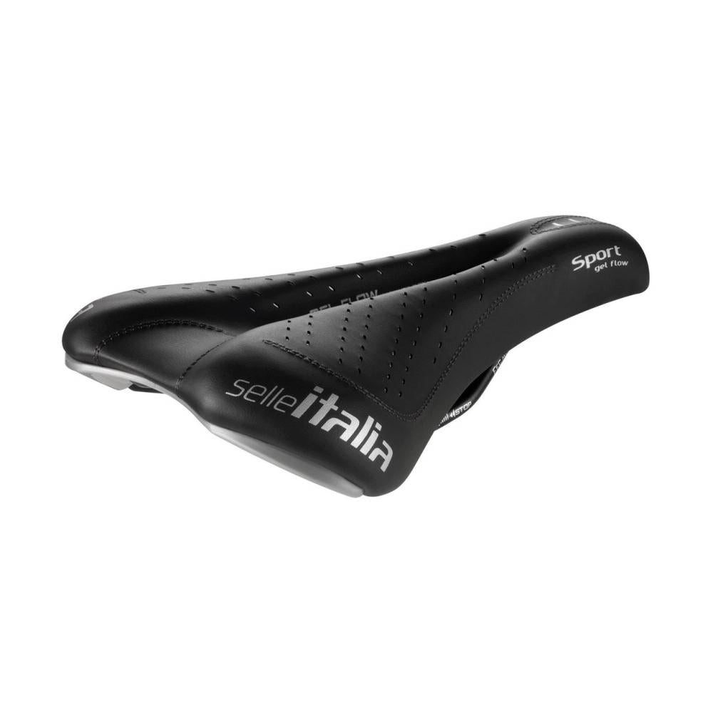 Selle Italia Fahrradsattel Selle Italia Sport Gel Flow S2 black - komfortabler Tourensattel mit 1