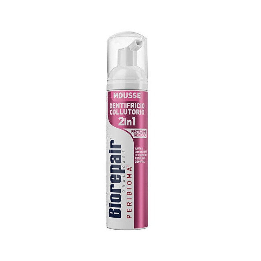 Biorepair Mundwasser Zahnschaum 2in1 Zahnfleischschutzmousse 75 ml