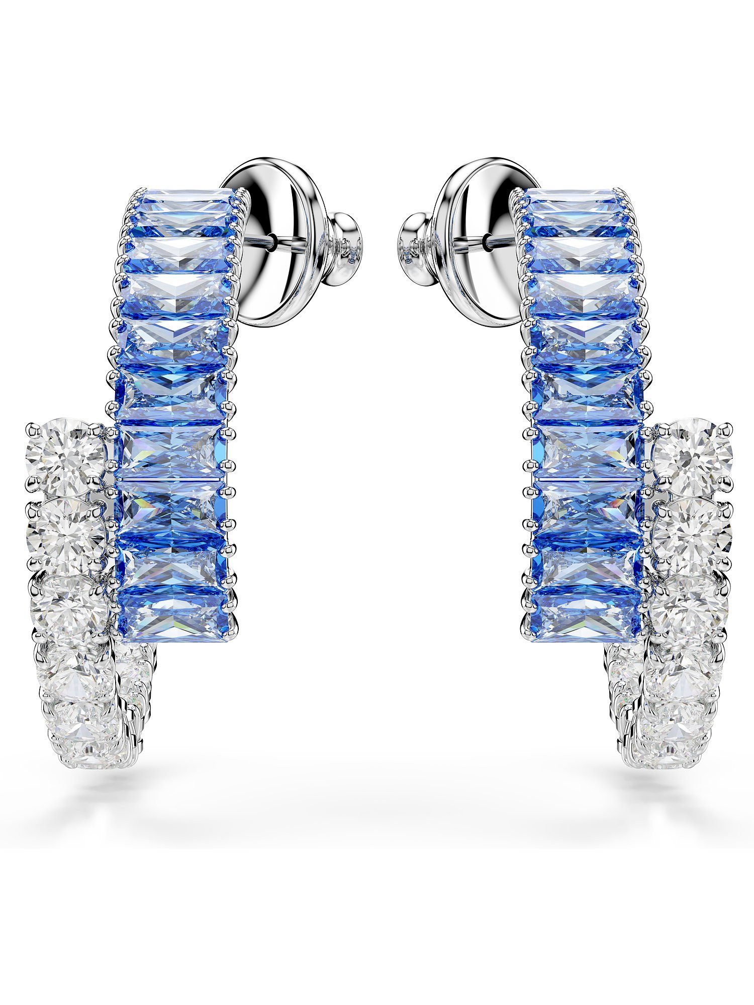 Swarovski Paar Creolen Swarovski Damen-Creolen Metall Swarovski-Kristall (Paar), Global Collection