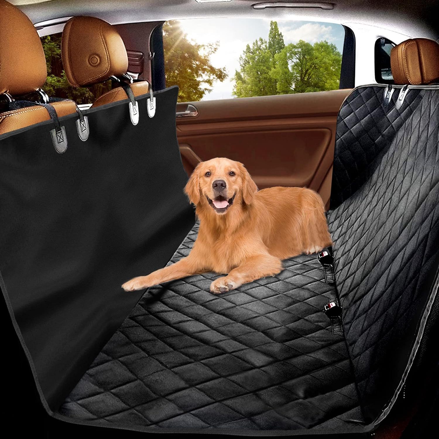 TSE Tierdecke HUNDE AUTO SCHONDECKE XL 152x147cm Hundedecke/Matte Rückbank günstig online kaufen